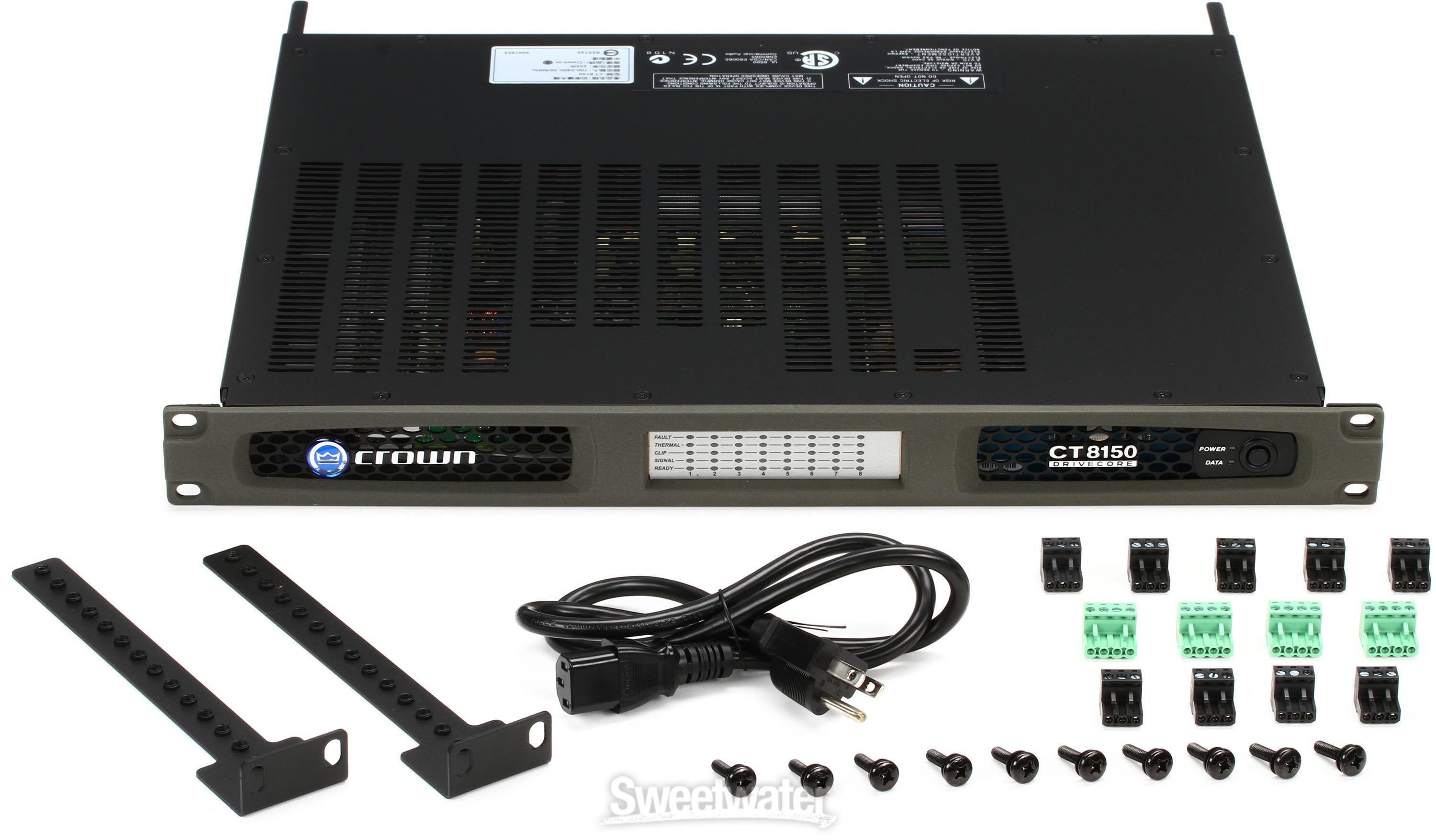 Crown CT 8150 Power Amplifier | Sweetwater