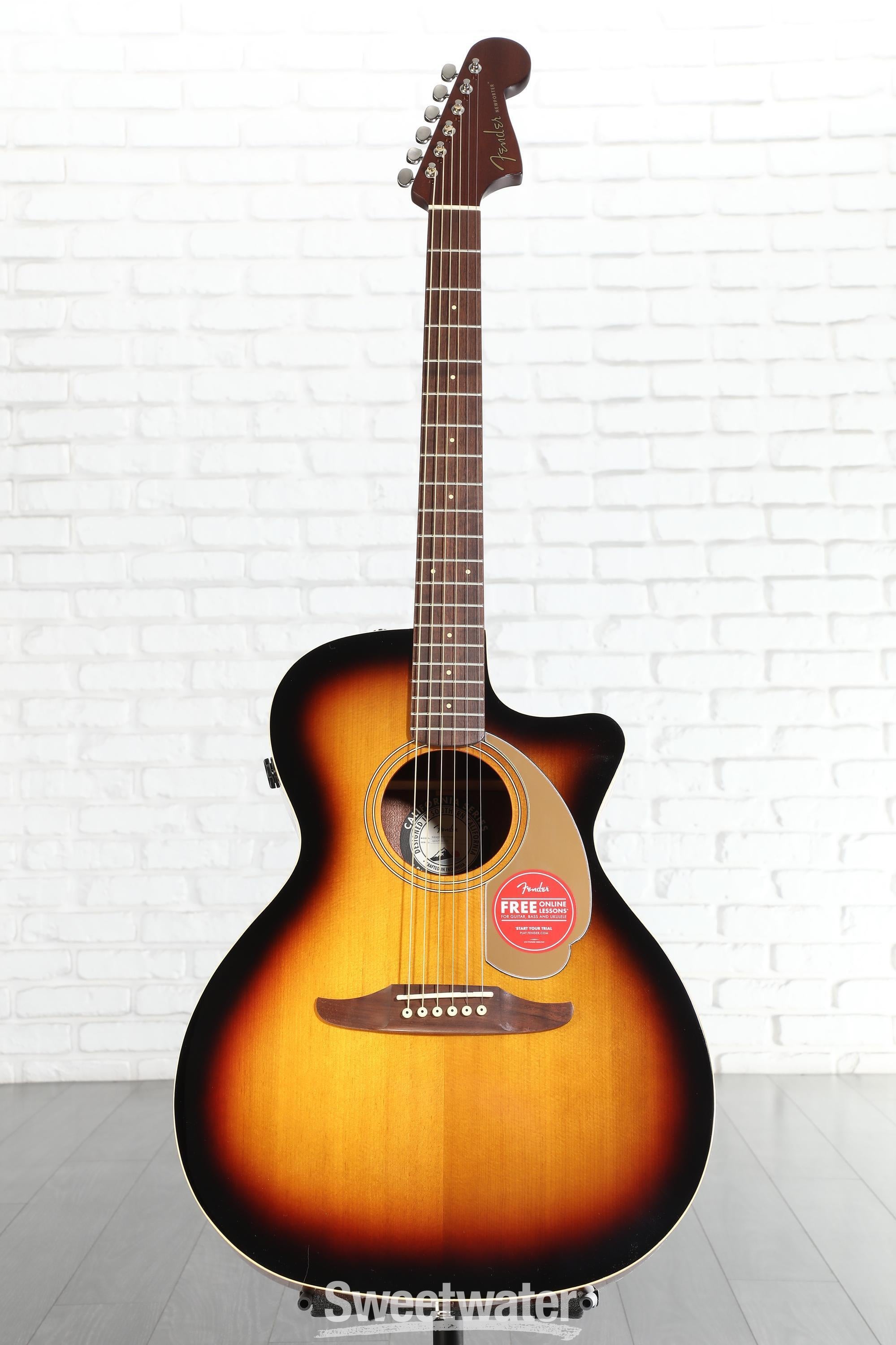 Fender Newporter Player (フェンダーニューポーター) Fender Newporter Player Acoustic-electric Guitar - Sunburst