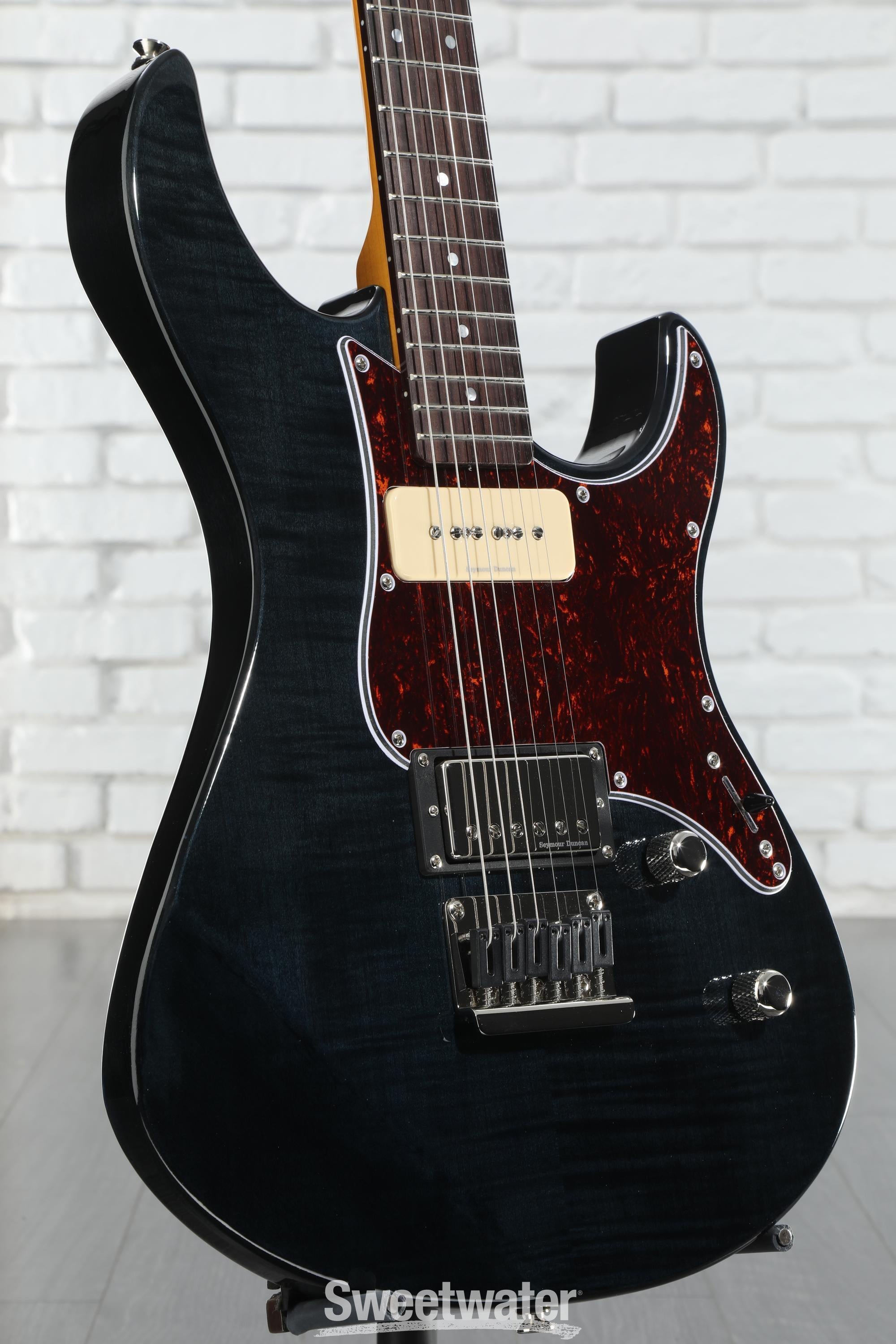 Amazon.com: Yamaha Pacifica PAC611HFM TBL Solid-Body