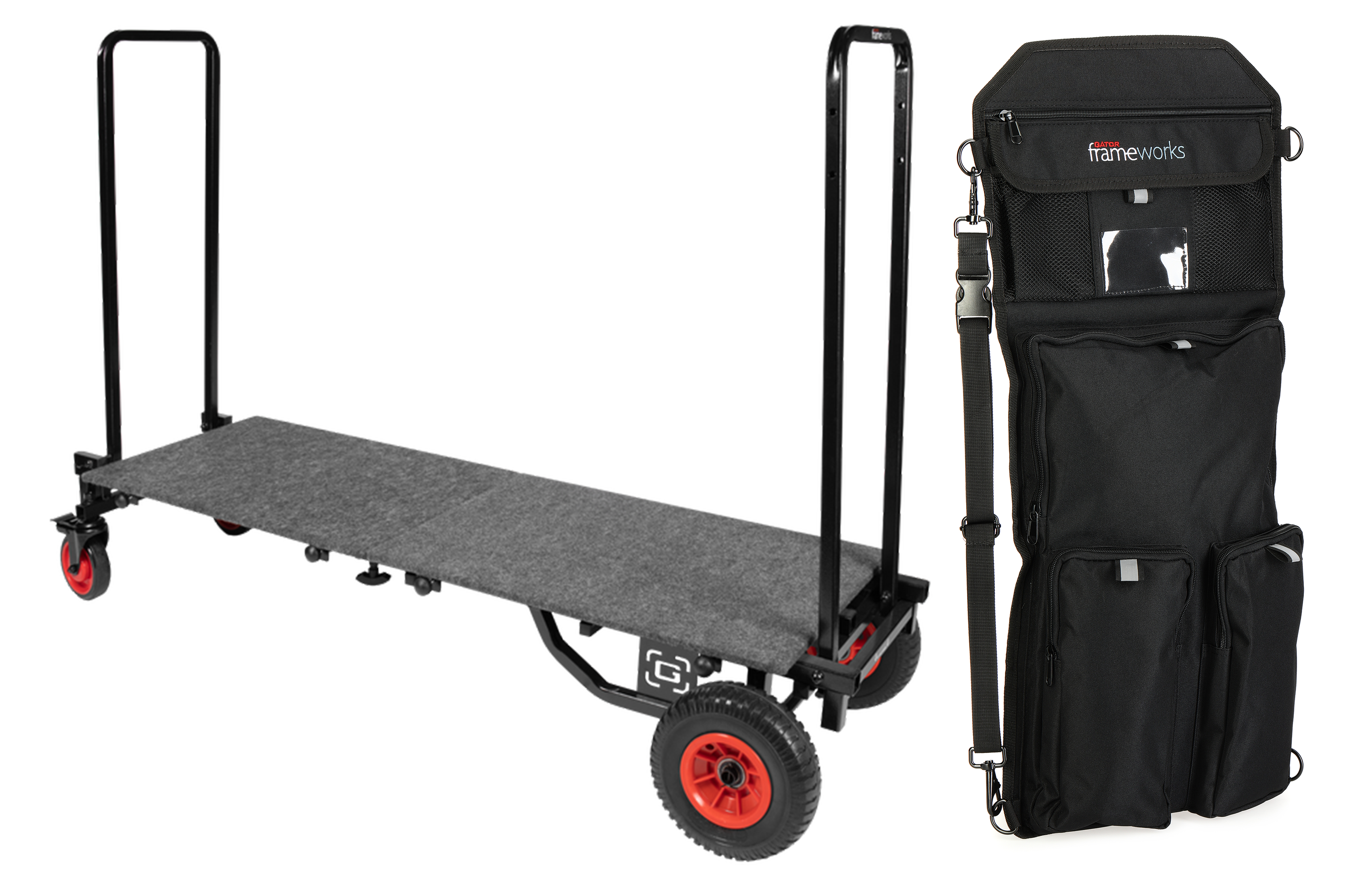 Gator GFW-UTL-CART52 52' Utility Cart with Accessory Bag and Lower Deck Bundle - Standard