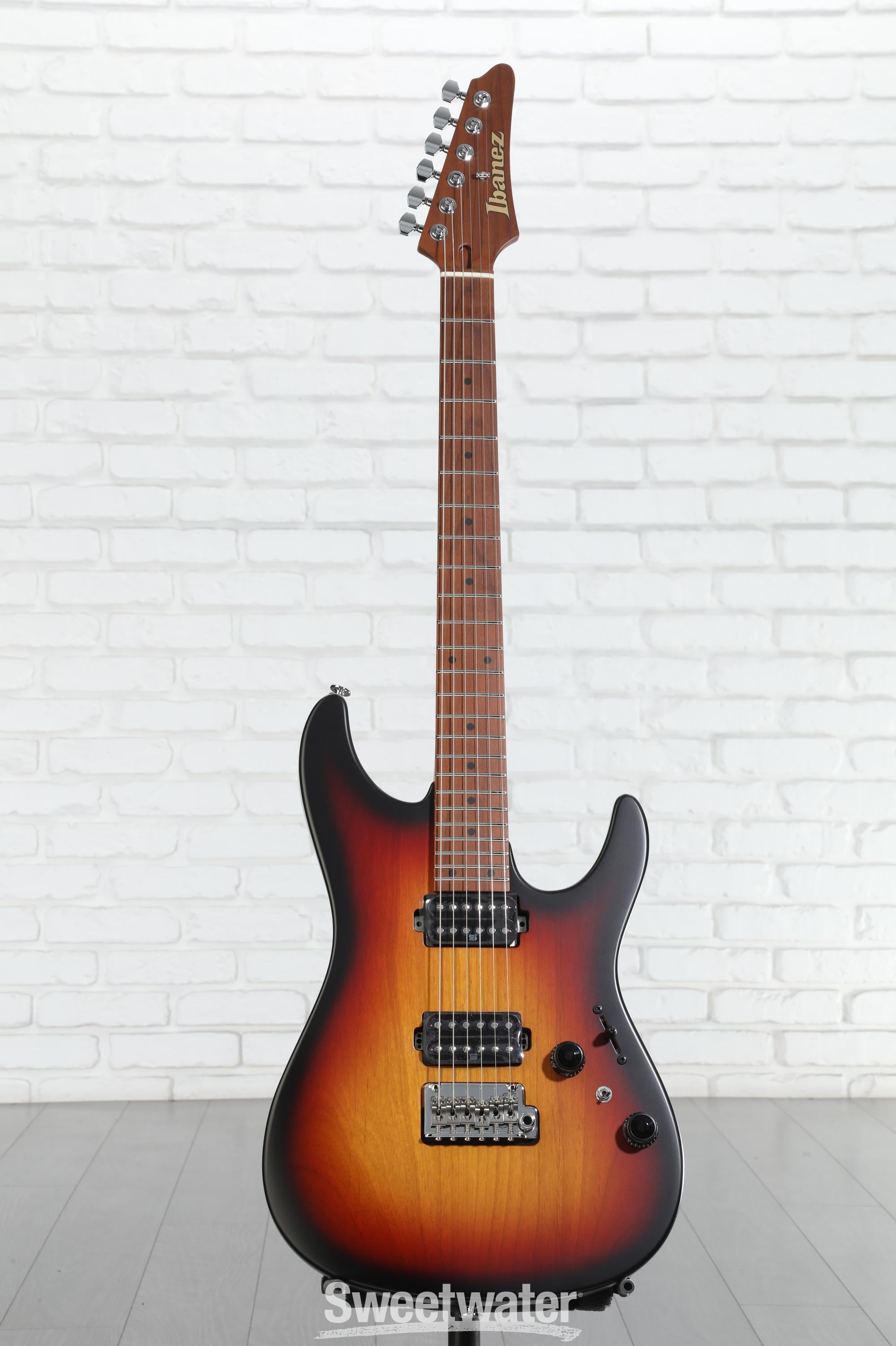 Ibanez Prestige AZ2402 Electric Guitar - Tri Burst Fade Flat