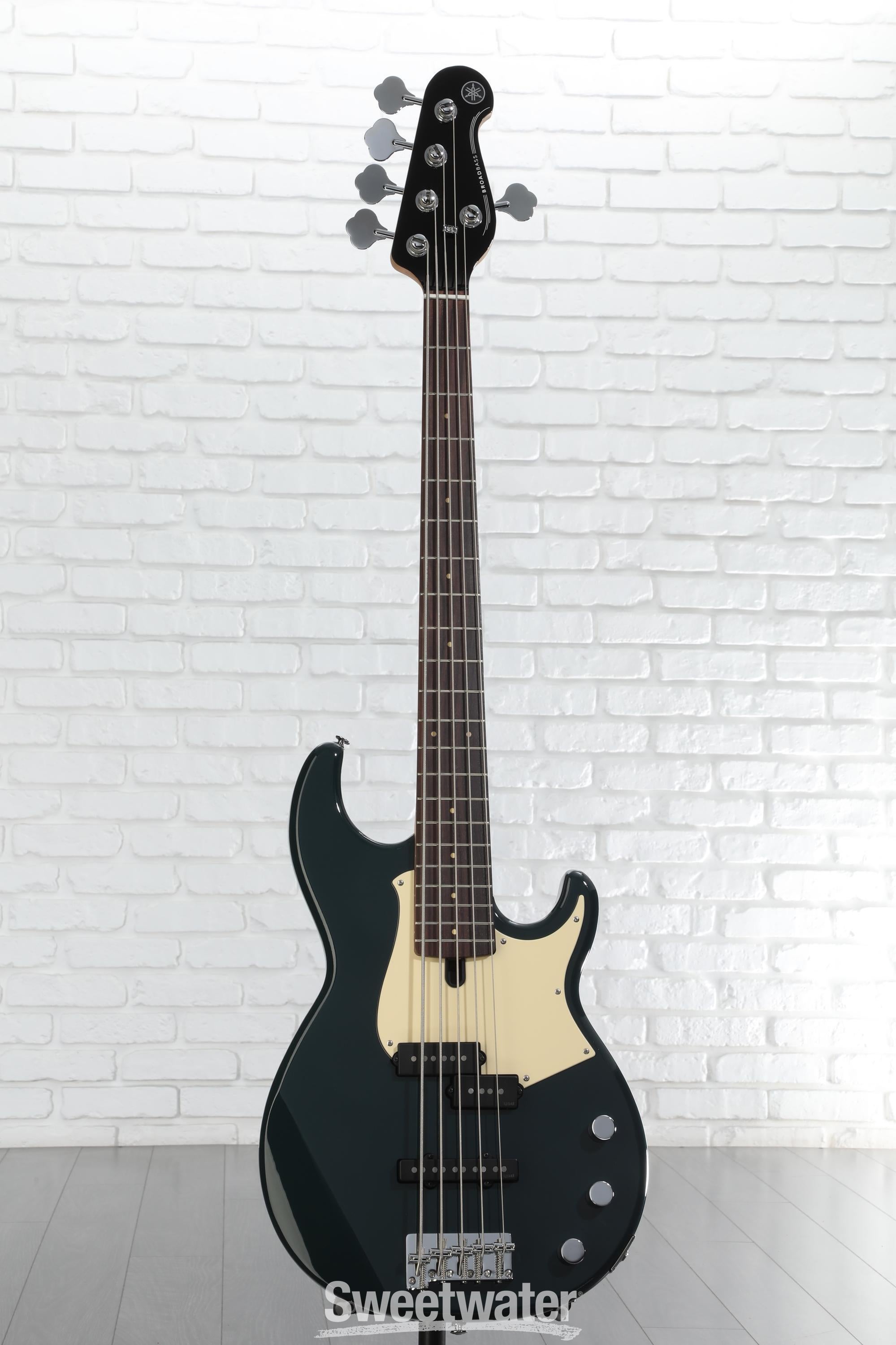 Yamaha BB435 5-string Bass Guitar - Teal Blue | Sweetwater