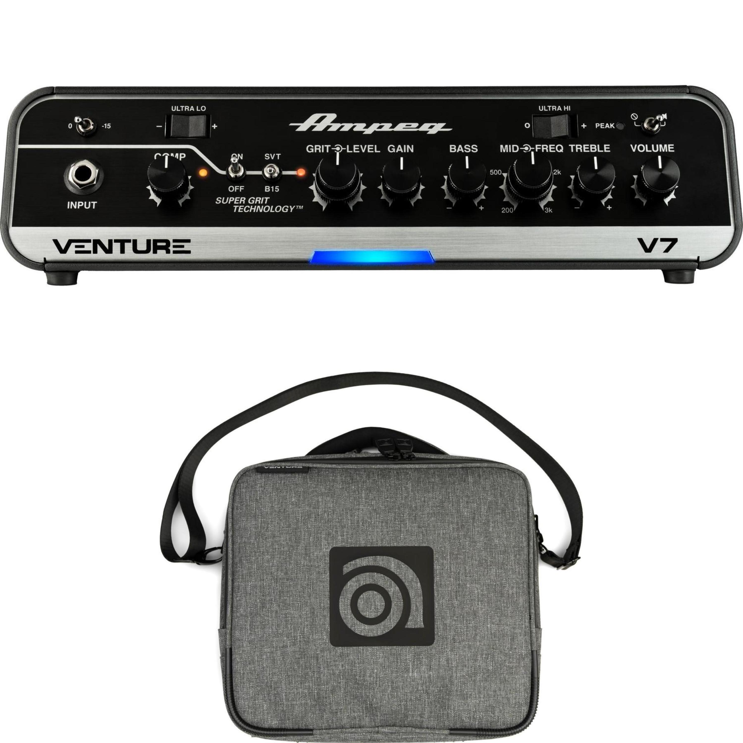 Ampeg Venture V7 700-watt Bass Head and Carry Bag