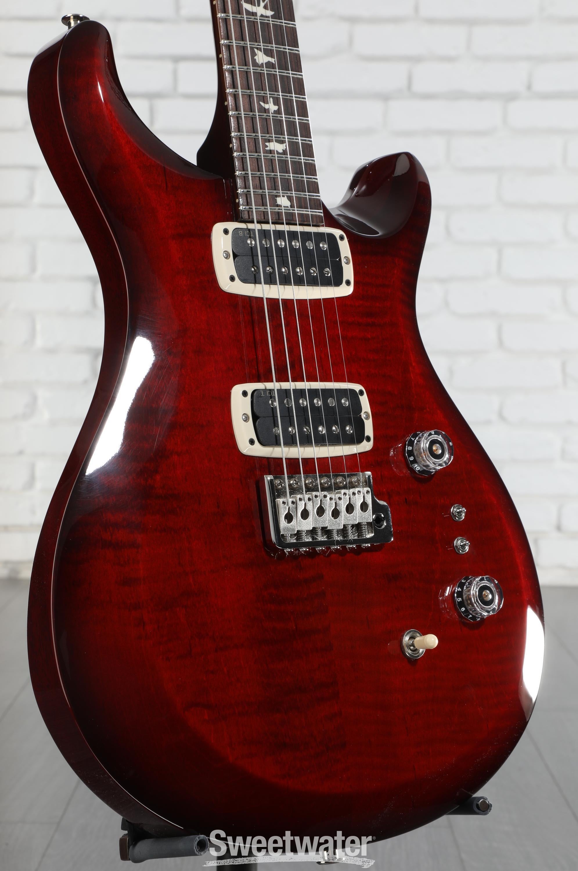 PRS S2 Custom 24-08 Electric Guitar - Fire Red Burst