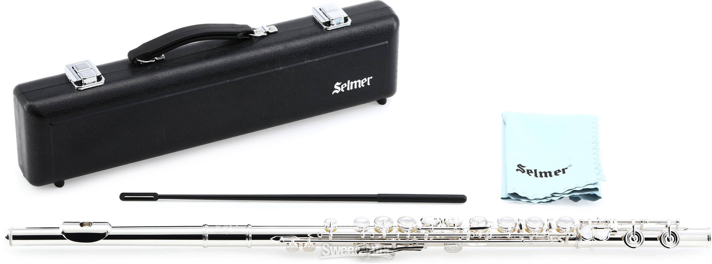 Selmer SFL301CG Student Flute Silver-Plated with Offset G Key System  Sweetwater