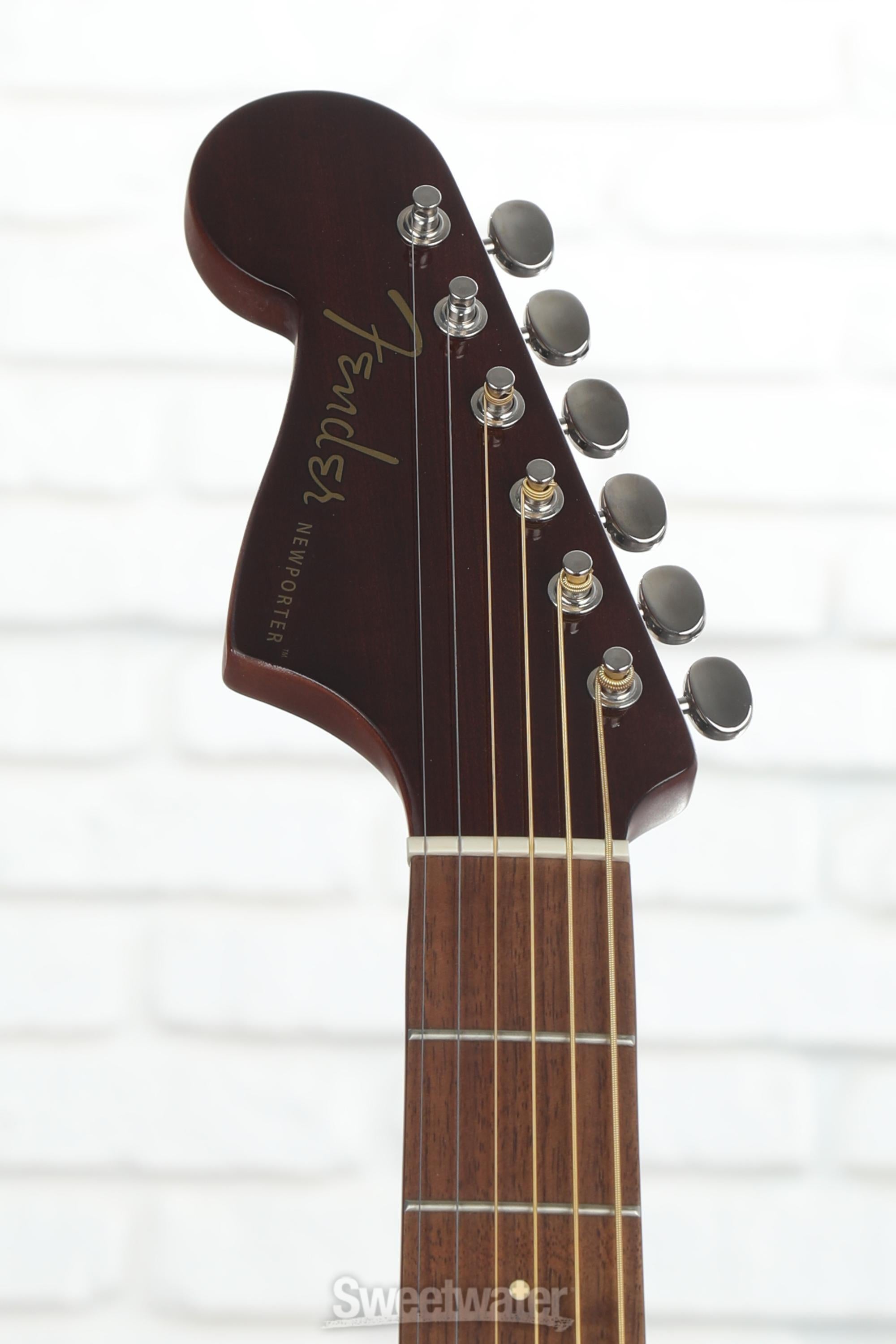 Fender Newporter Player Left-handed Acoustic-electric Guitar