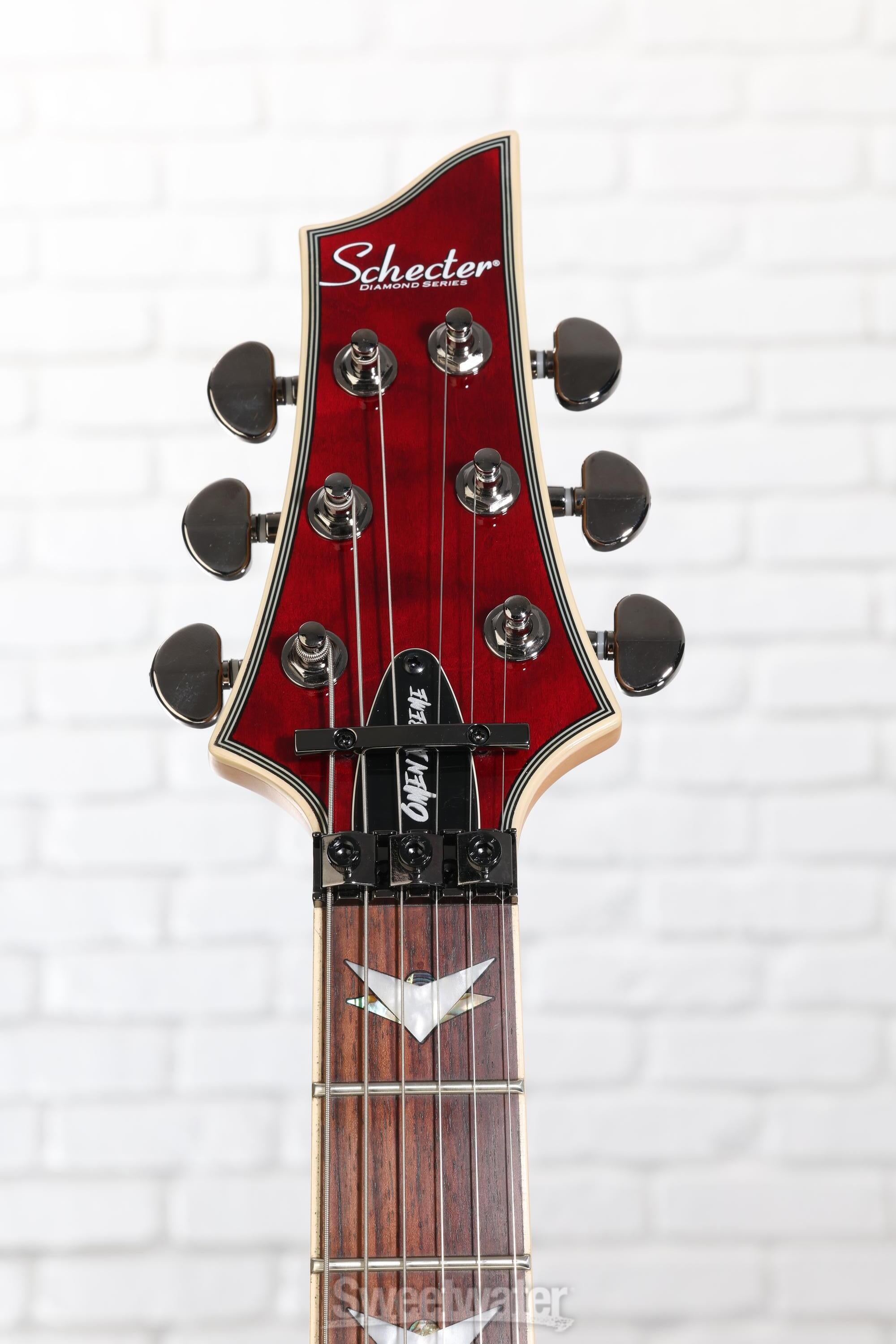 Schecter Omen Extreme-6 FR Electric Guitar - Black Cherry | Sweetwater