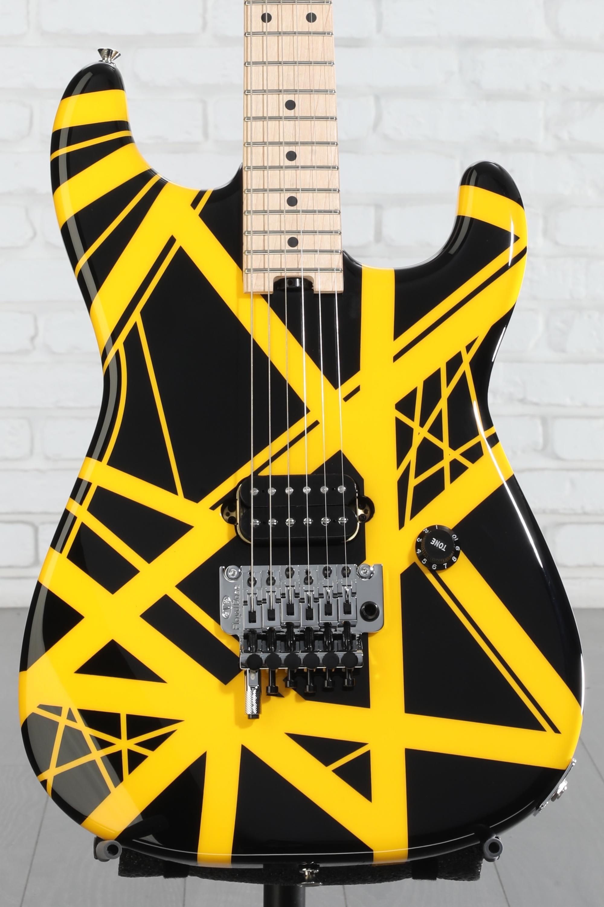 EVH Striped Series - Black w/ Yellow Stripes