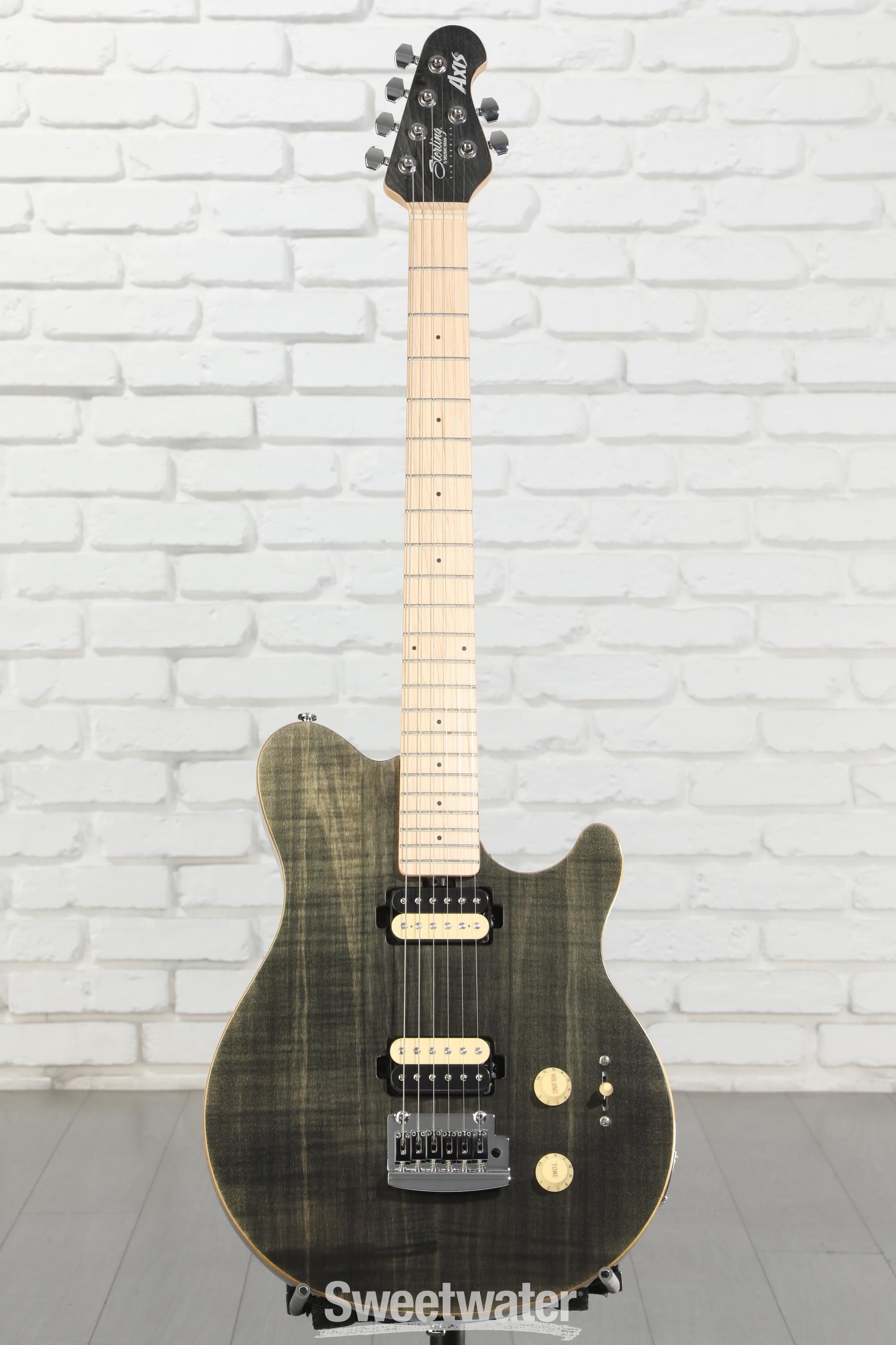 Sterling By Music Man Axis Flame Maple Electric Guitar - Trans