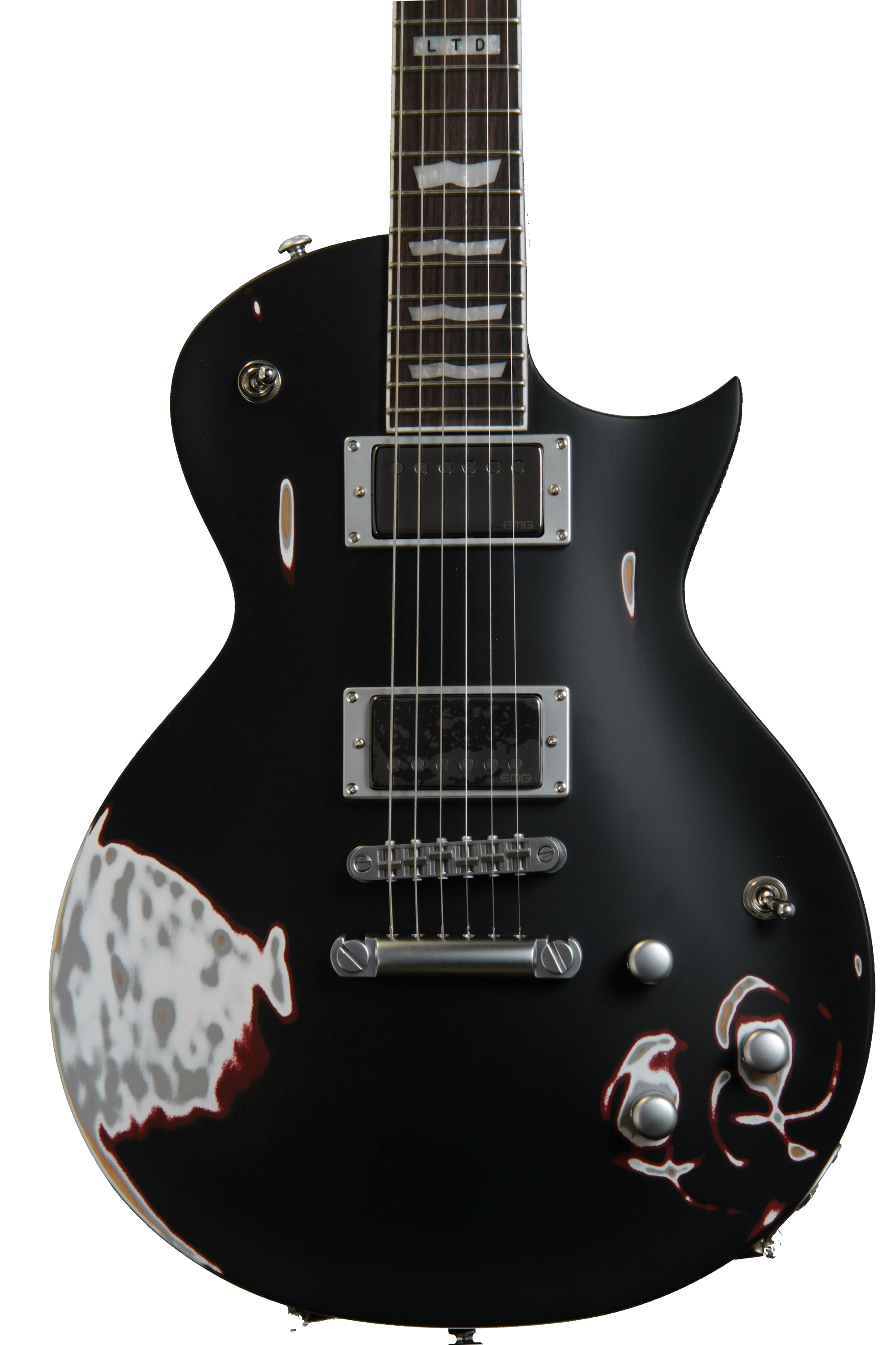 ESP LTD James Hetfield Signature Truckster - Aged Black | Sweetwater