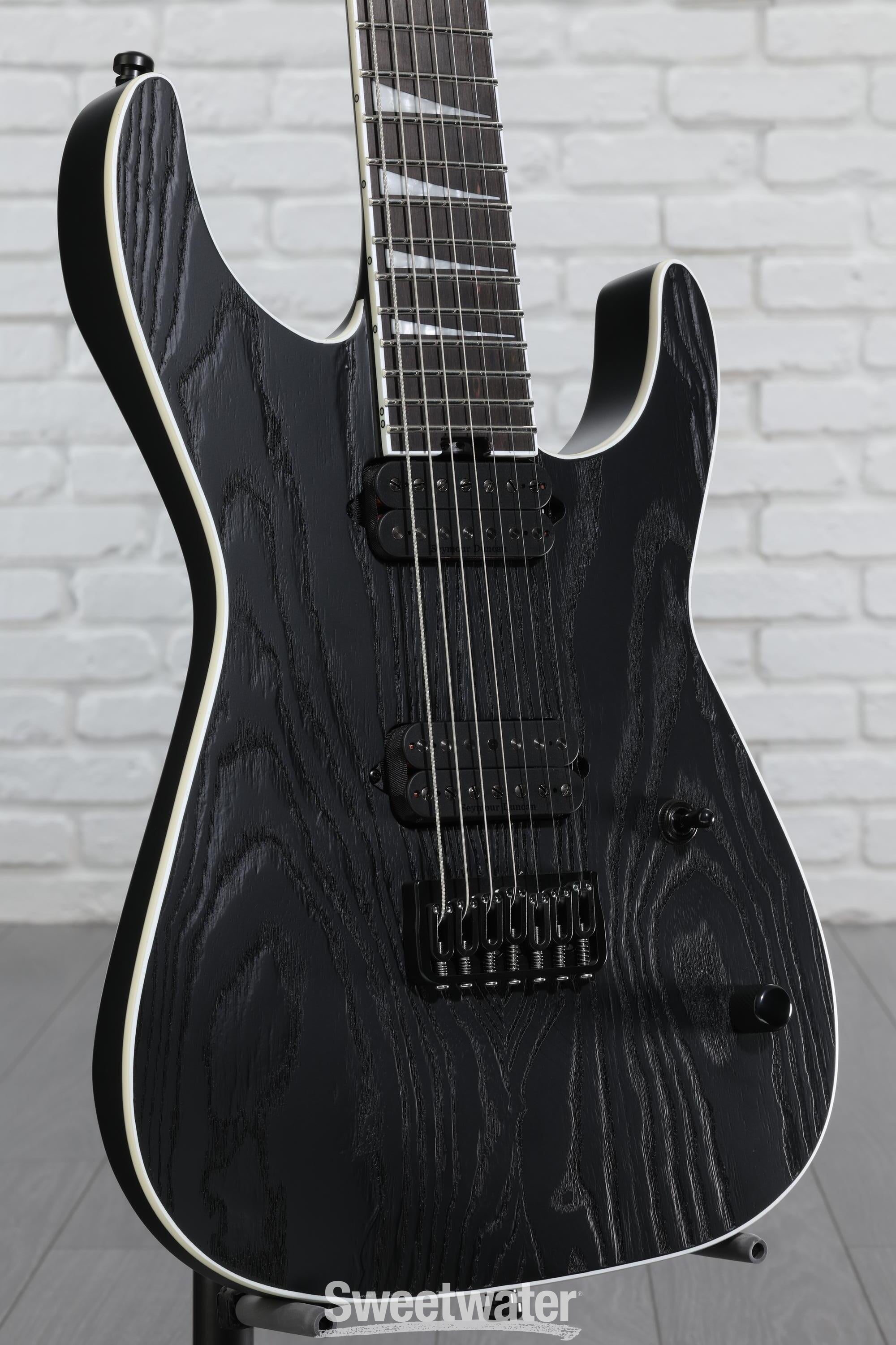 Jackson Pro Series Signature Jeff Loomis Soloist SL7 HT 7-string Electric Guitar - Black Ash