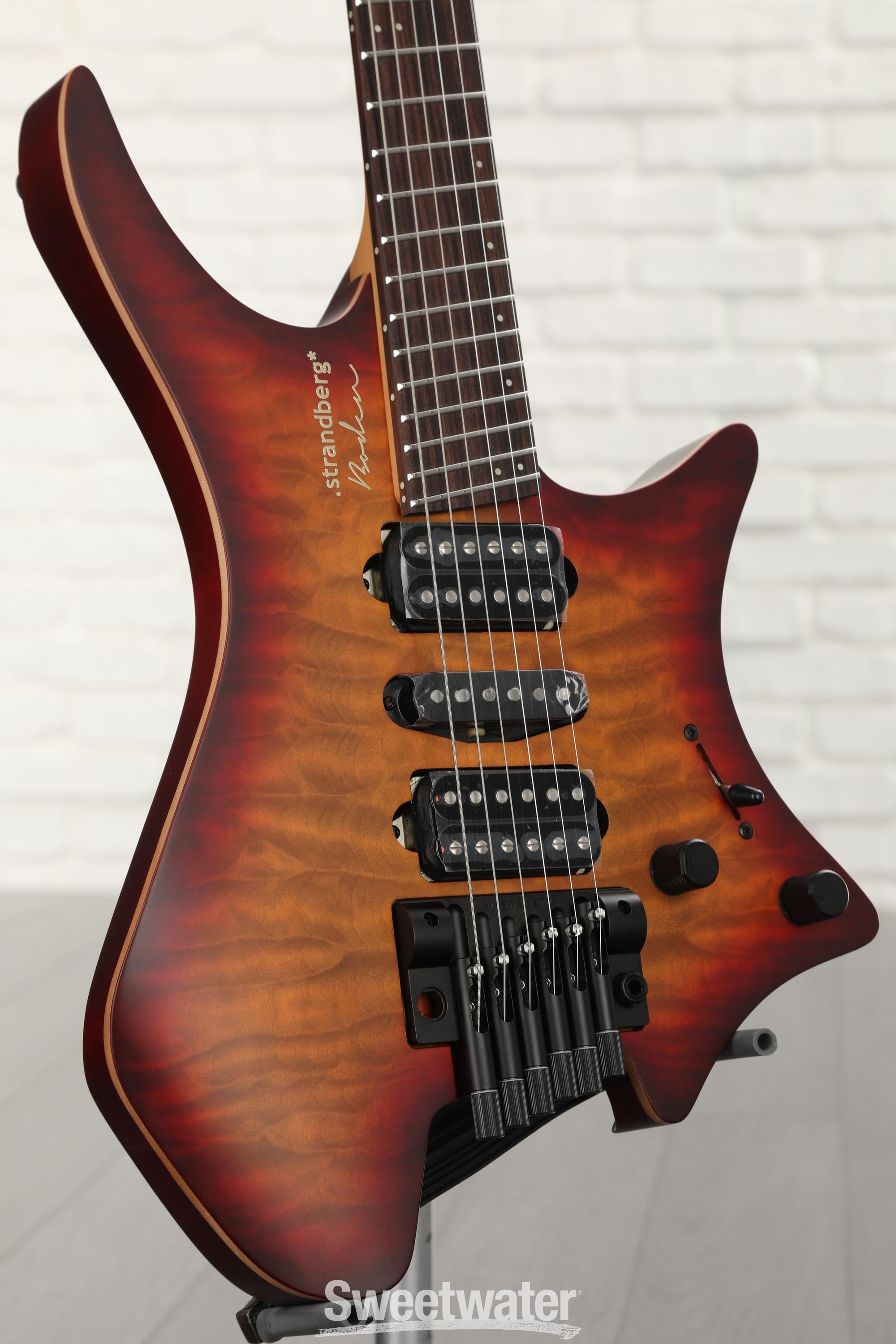 ギター strandberg Boden Fusion NX 6 Bonfire Red Strandberg Boden Fusion NX 6 Electric Guitar - Bonfire Red