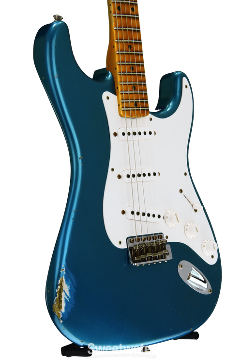 Fender Custom Shop 1955 Relic Stratocaster - Aged Lake Placid Blue