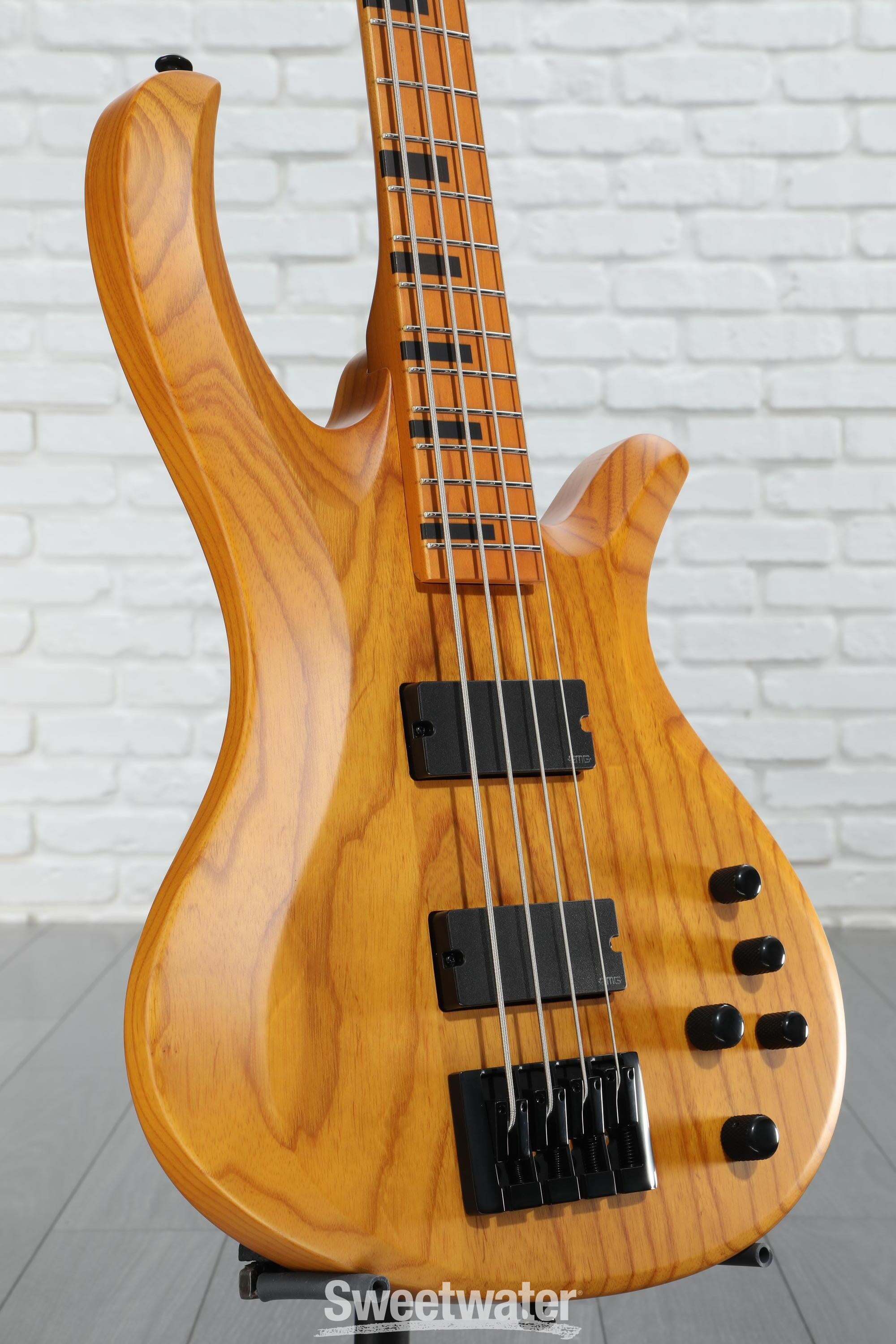 Schecter Session Riot-4 Bass Guitar - Aged Natural Satin