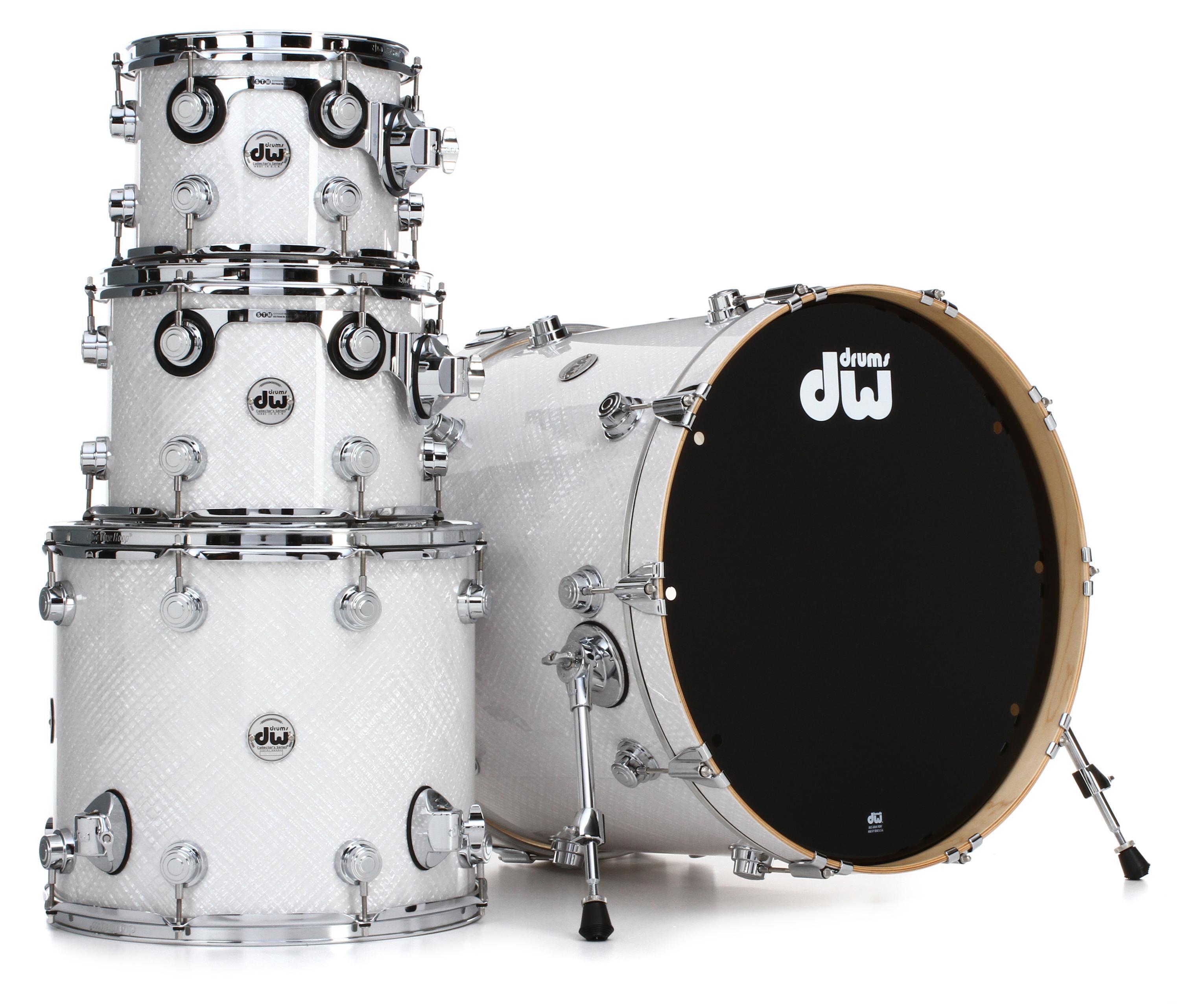 DW Collector's Series 4-piece Shell Pack - White Crystal DW Collector's Series 4-piece Shell Pack - White Crystal