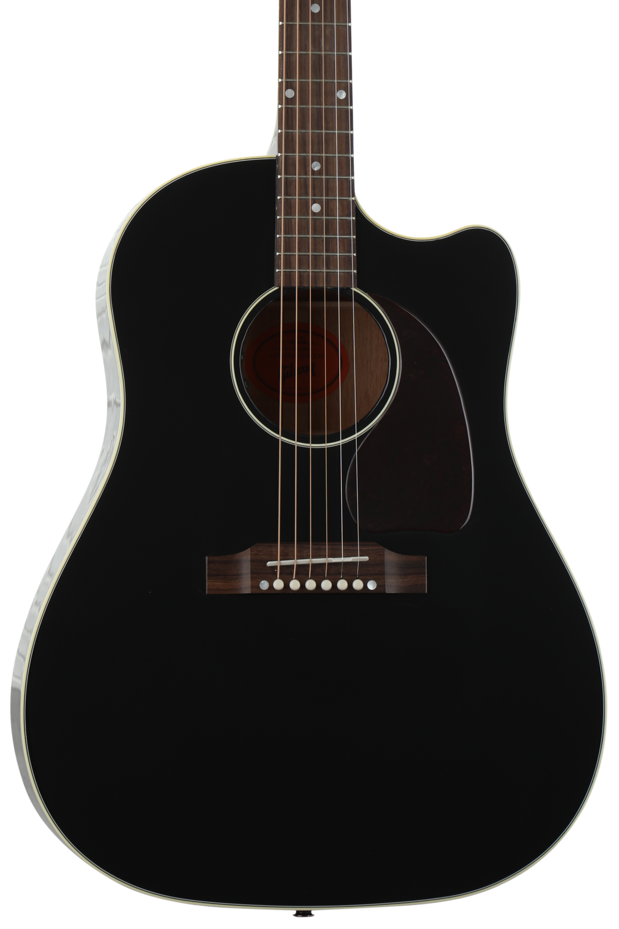 Gibson  J-45 Standard (Ebony Gloss) ギブソン Gibson J-45 Custom Ebony (021) - Willcutt Guitars