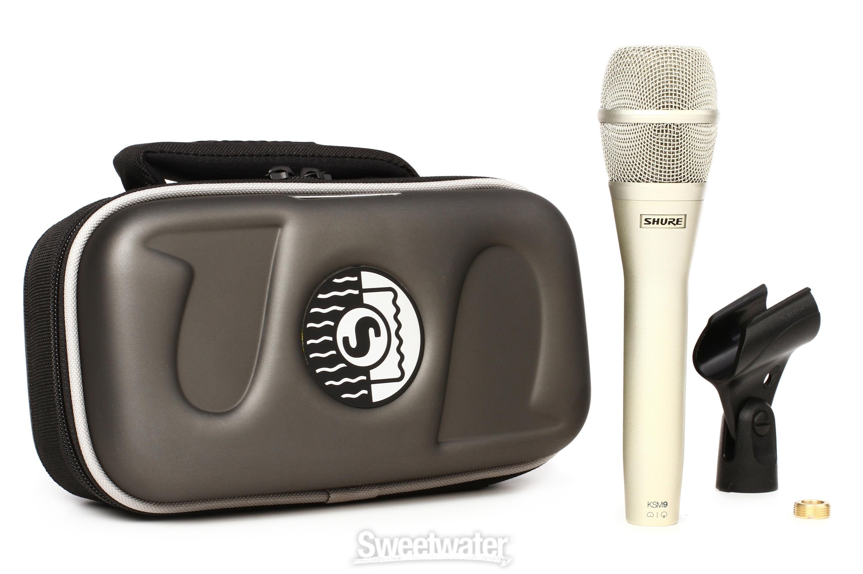 Shure KSM9 Dual-pattern Condenser Handheld Vocal Microphone - Champagne |  Sweetwater