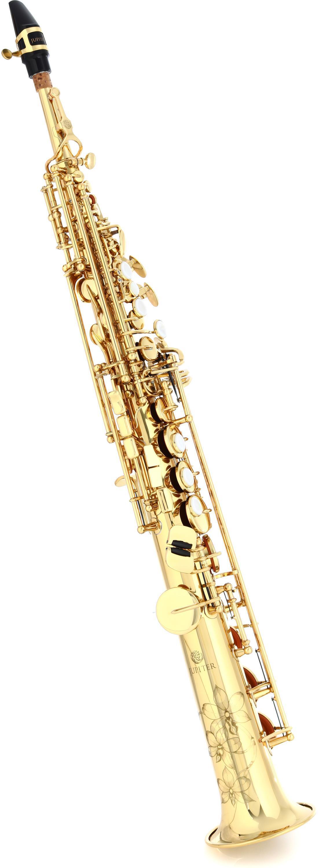 管楽器・吹奏楽器 DY Musical design in USA soprano sax Jupiter JSS1100 Intermediate Soprano Saxophone - Gold Lacquer