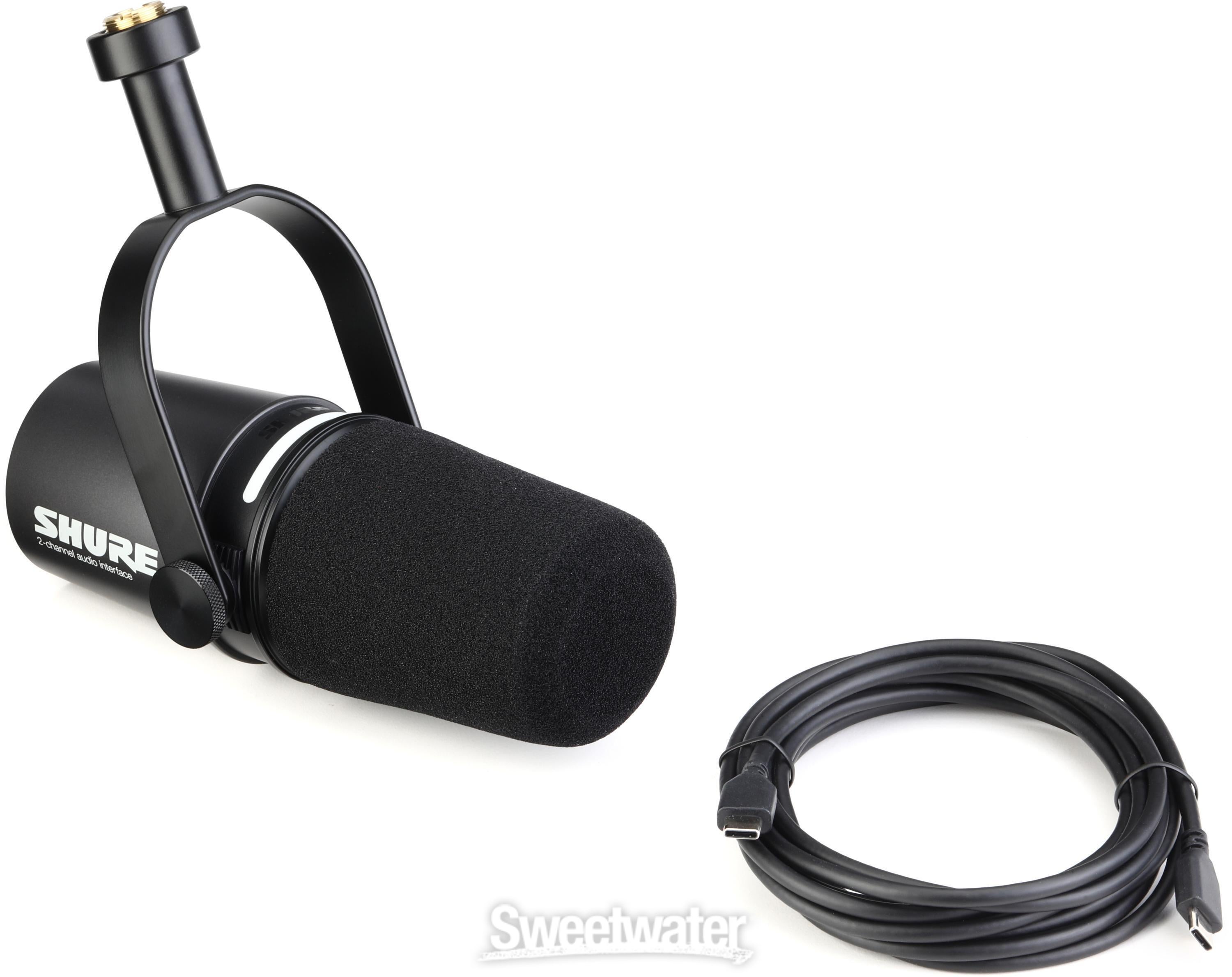 Shure MV7i Smart Mic and Interface | Sweetwater
