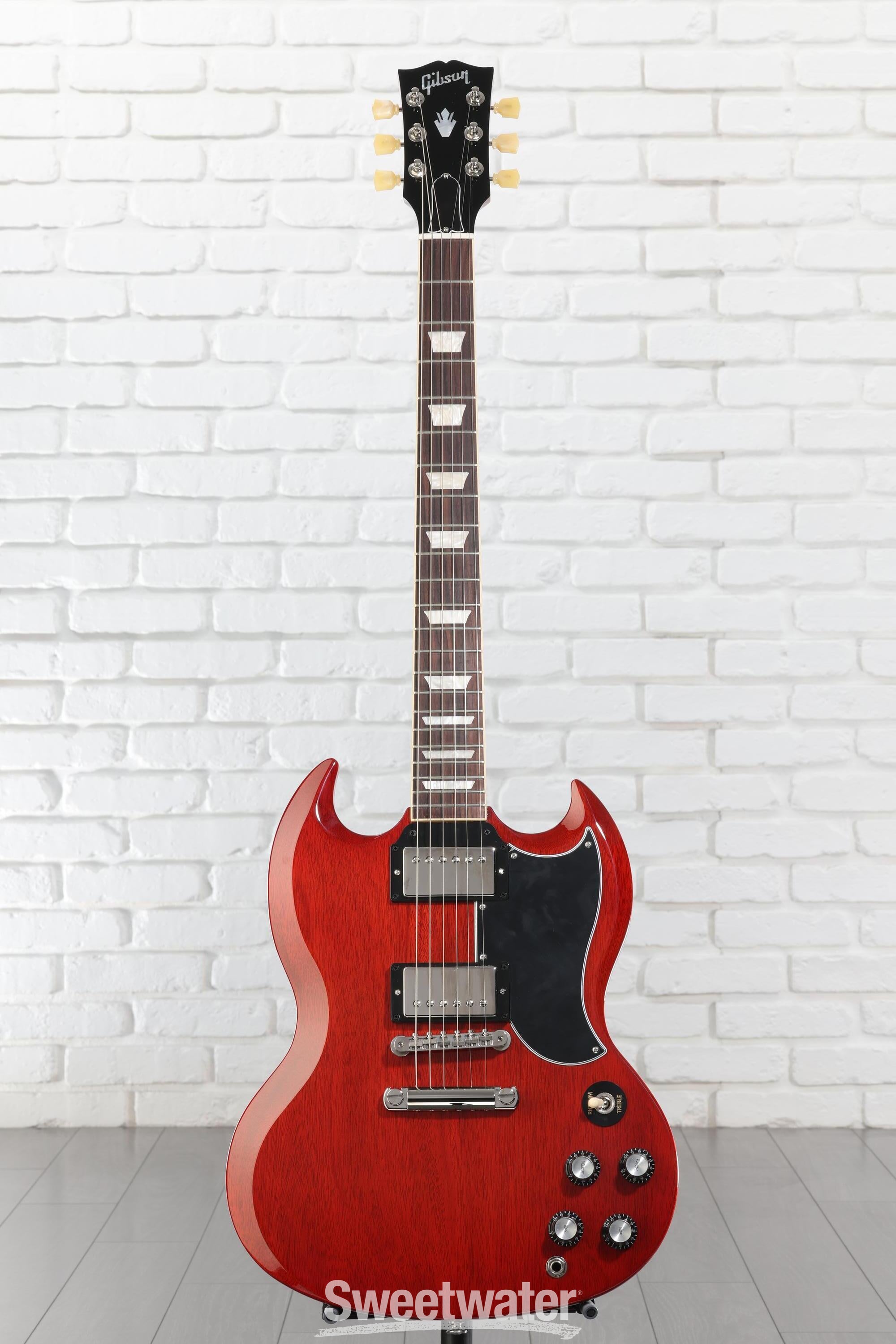 Gibson SG Standard '61 Electric Guitar - Vintage Cherry | Sweetwater