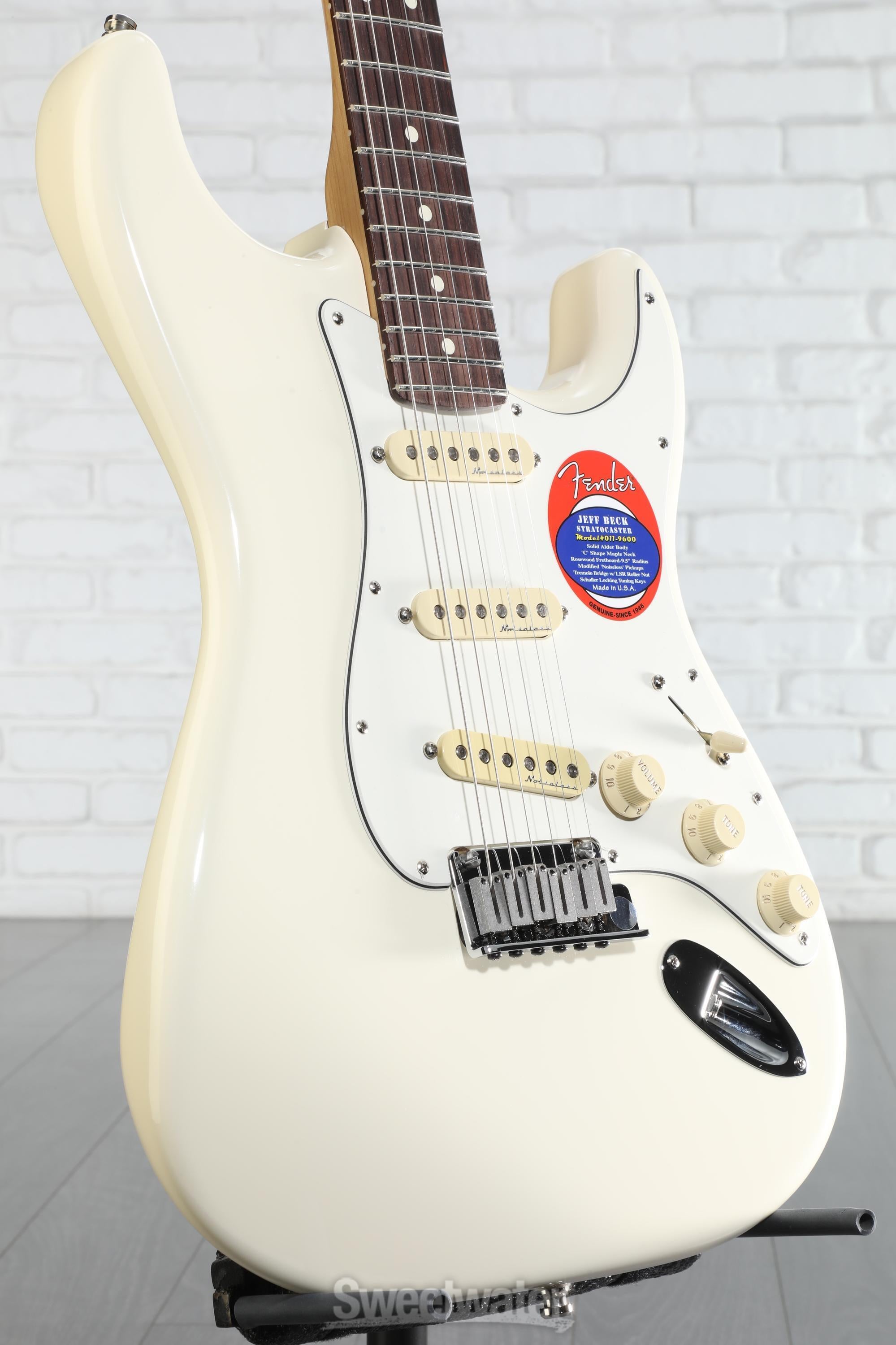 Fender Jeff Beck Stratocaster - Olympic White with Rosewood