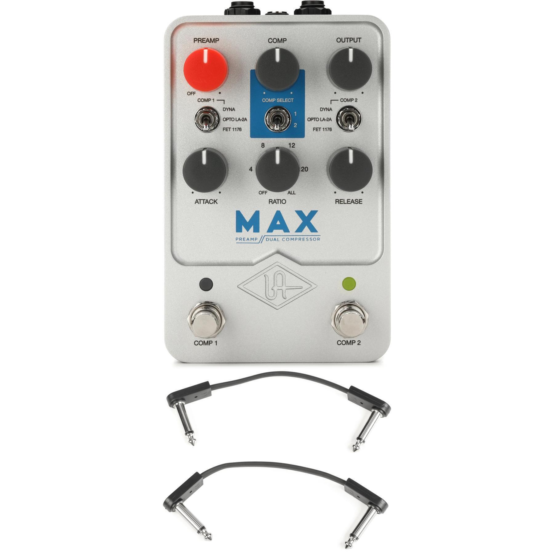 ギター UAFX MAX Preamp & Dual Compressor Universal Audio Max Preamp and Dual Compressor Pedal | Sweetwater
