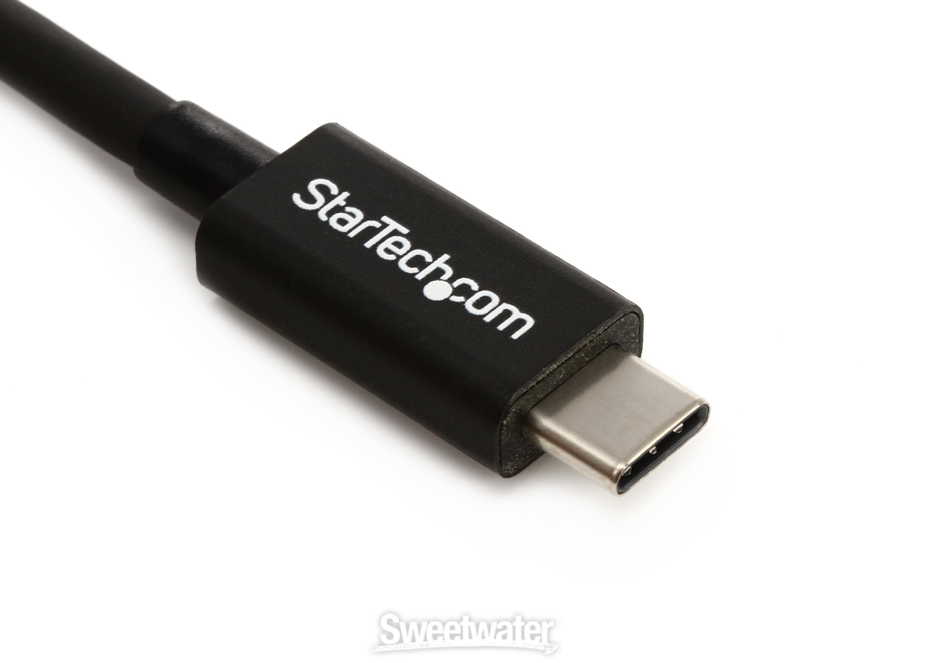 StarTech.com Thunderbolt 3 Cable - 0.5m, 40 Gbit/s, USB-C