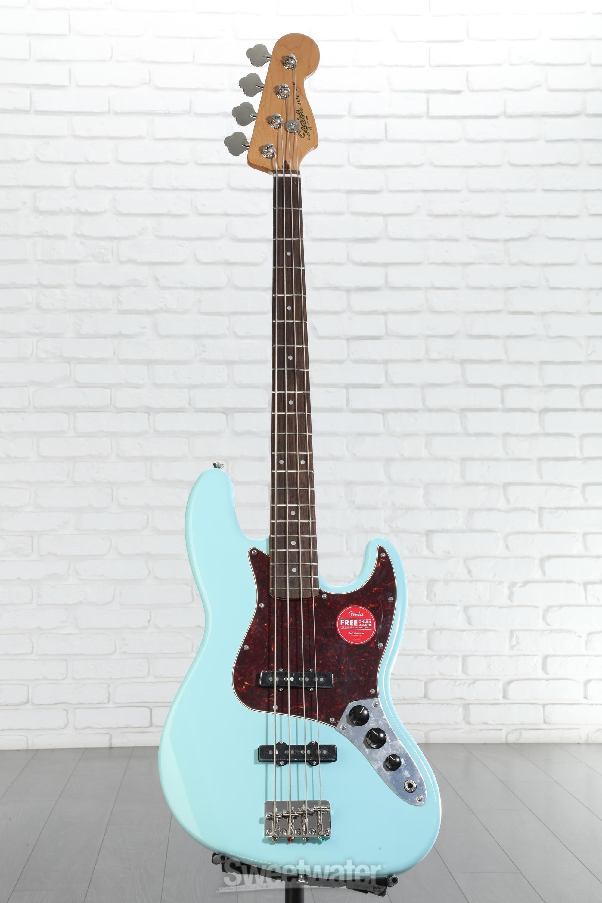 Squier Classic Vibe '60s Jazz Bass - Daphne Blue | Sweetwater