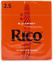 Product Image - This Item - D'Addario Rico Bb Clarinet Reeds - 2.5 (10-pack)
