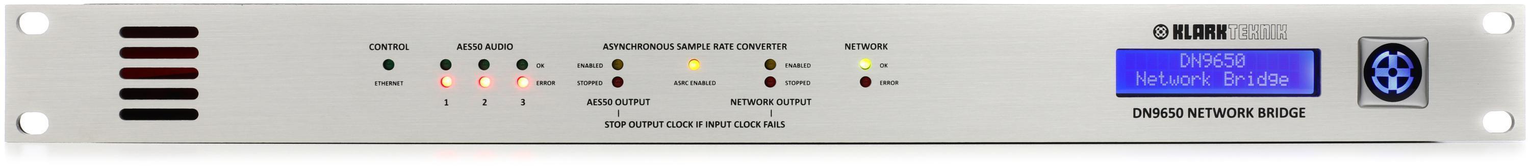 Klark Teknik DN9650 Digital Audio Network Bridge | Sweetwater