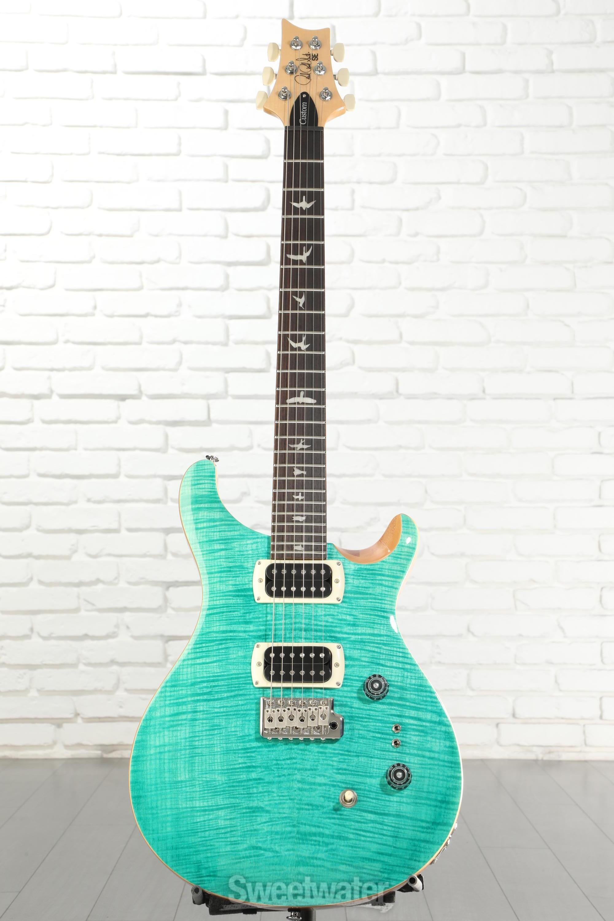 PRS SE Custom 24-08 Electric Guitar - Turquoise | Sweetwater