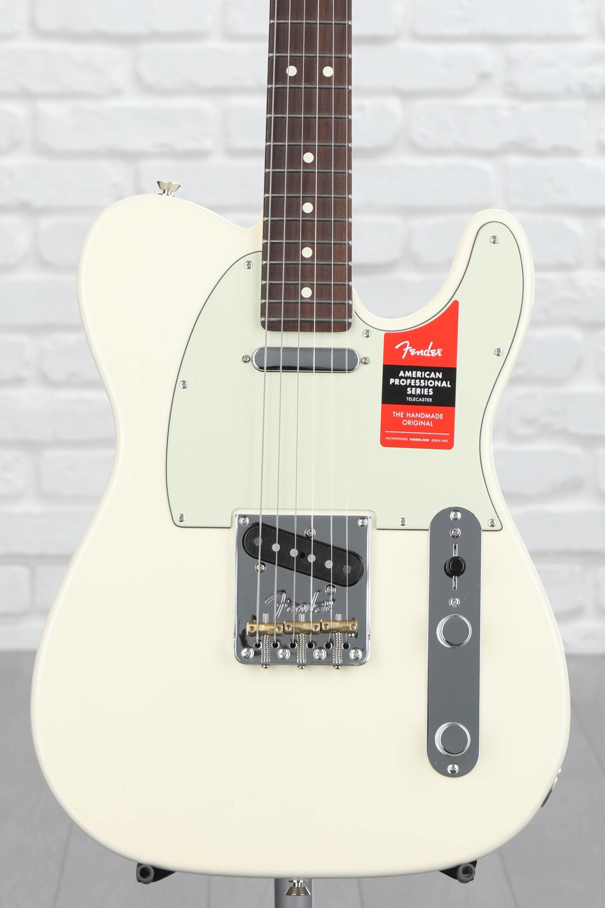 ギター Fender American professional telecaster Fender American Professional Telecaster - Olympic White with
