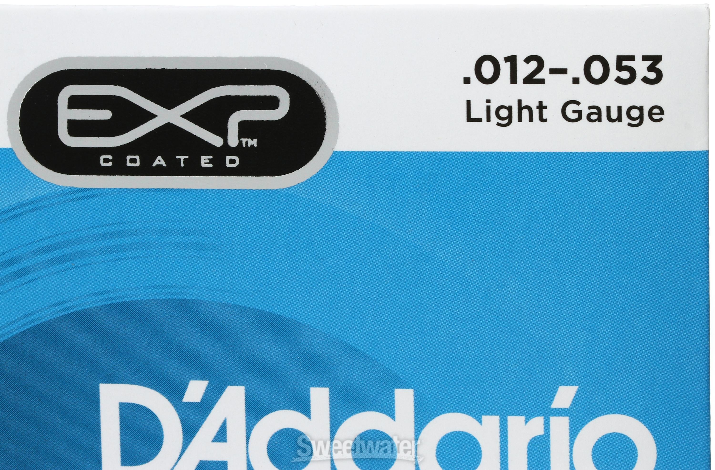 D Addario EXP16 Coated Phosphor Bronze Light Acoustic Guitar