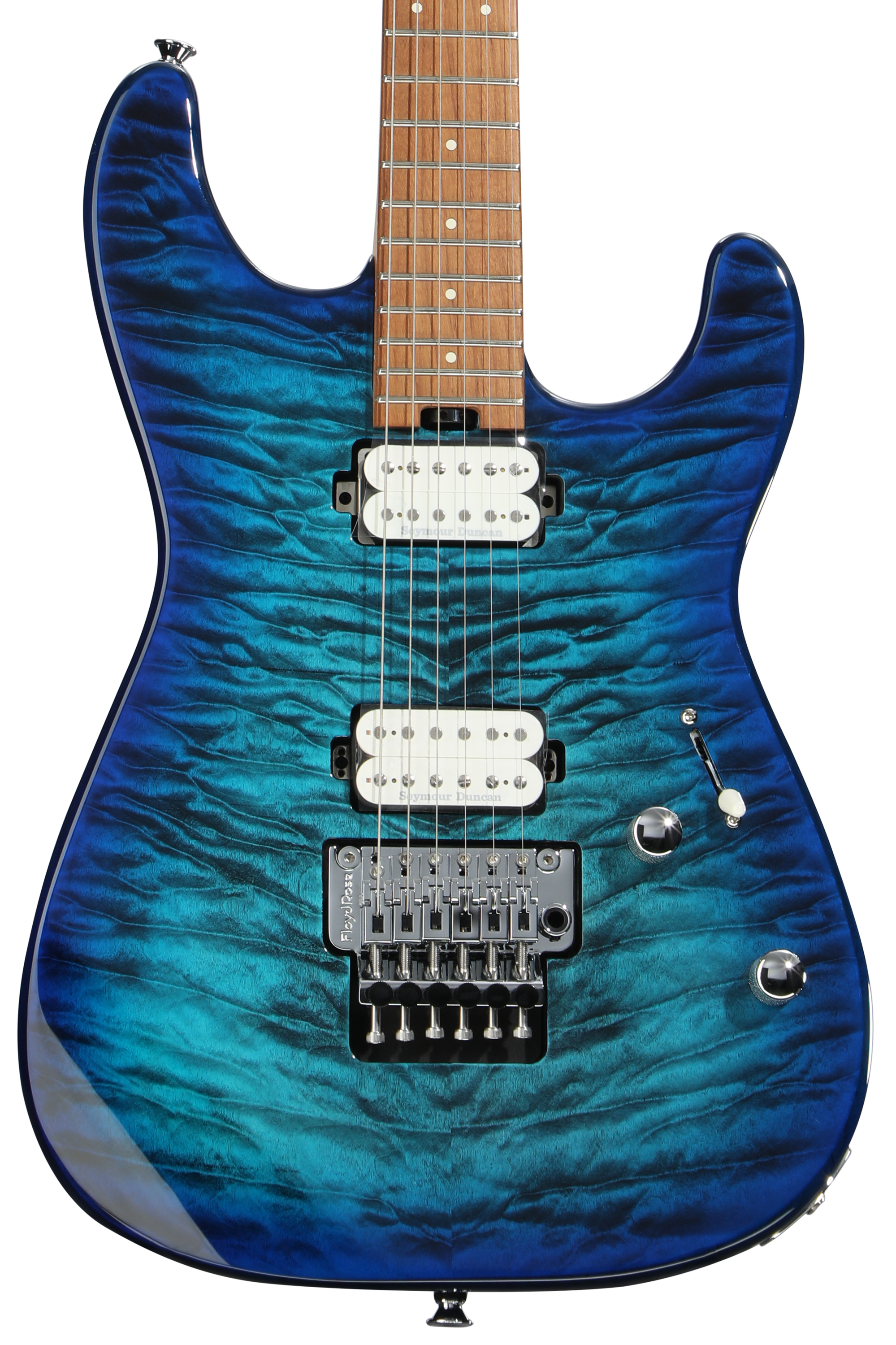 Charvel Pro-Mod Plus SD1Q HH FR Electric Guitar - Chlorine Burst