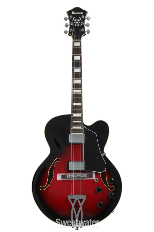 Ibanez Artcore AF75 Hollowbody Electric Guitar - Transparent Red