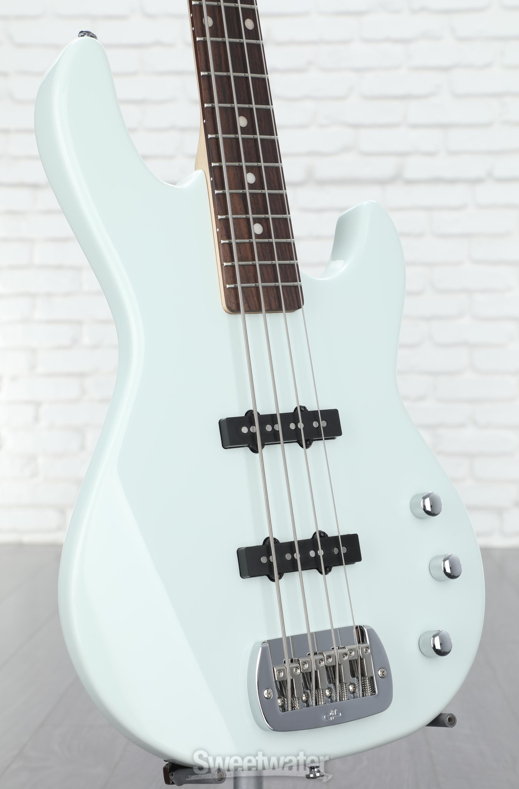 G&L Tribute JB-2 Bass Guitar - Sonic Blue | Sweetwater