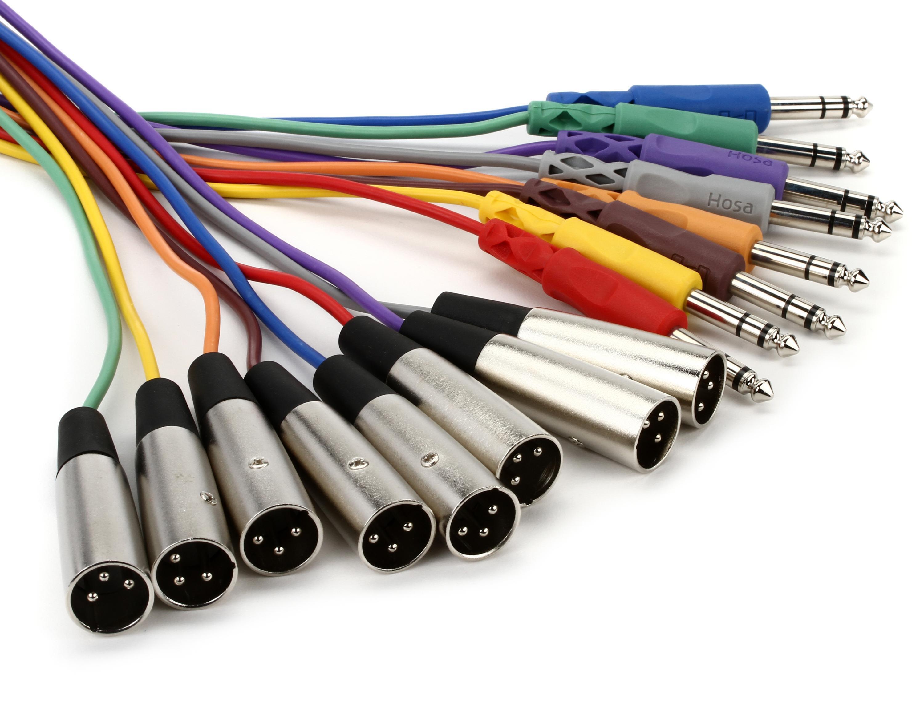 HOSA STX803 TRS XLR 8ch マルチケーブル 3m Xlr Snake 8 Channel Hosa STX803 8-Channel Snake Cable (3m