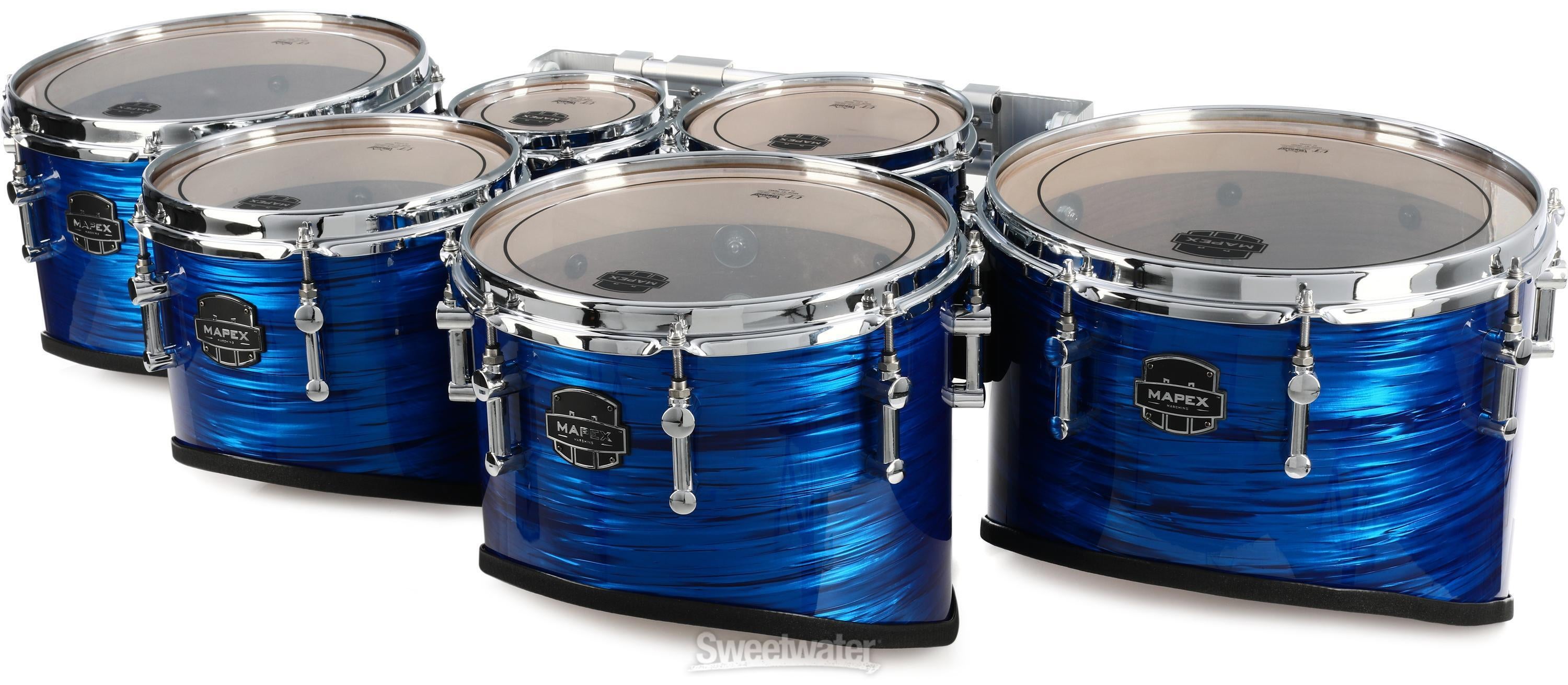 Mapex Quantum Mark II California Cut Marching Tenor Drum Sextet