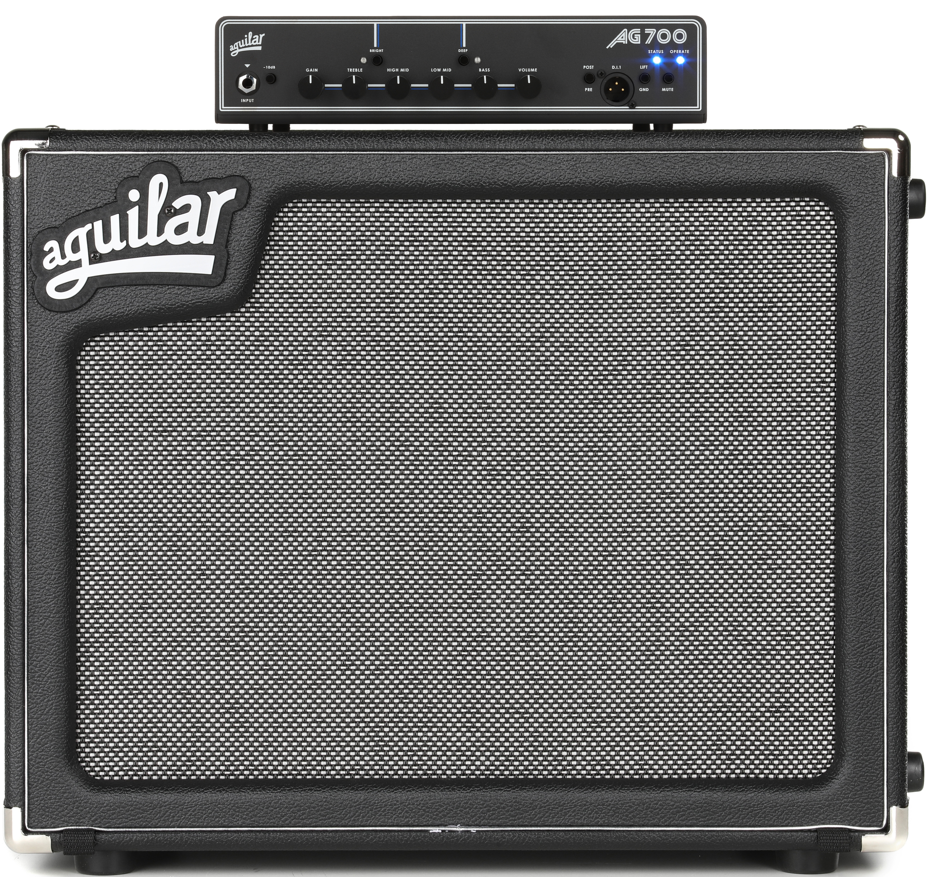 Aguilar AG700V2 Gen 2 700-watt Bass Amplifier Head and 2x10