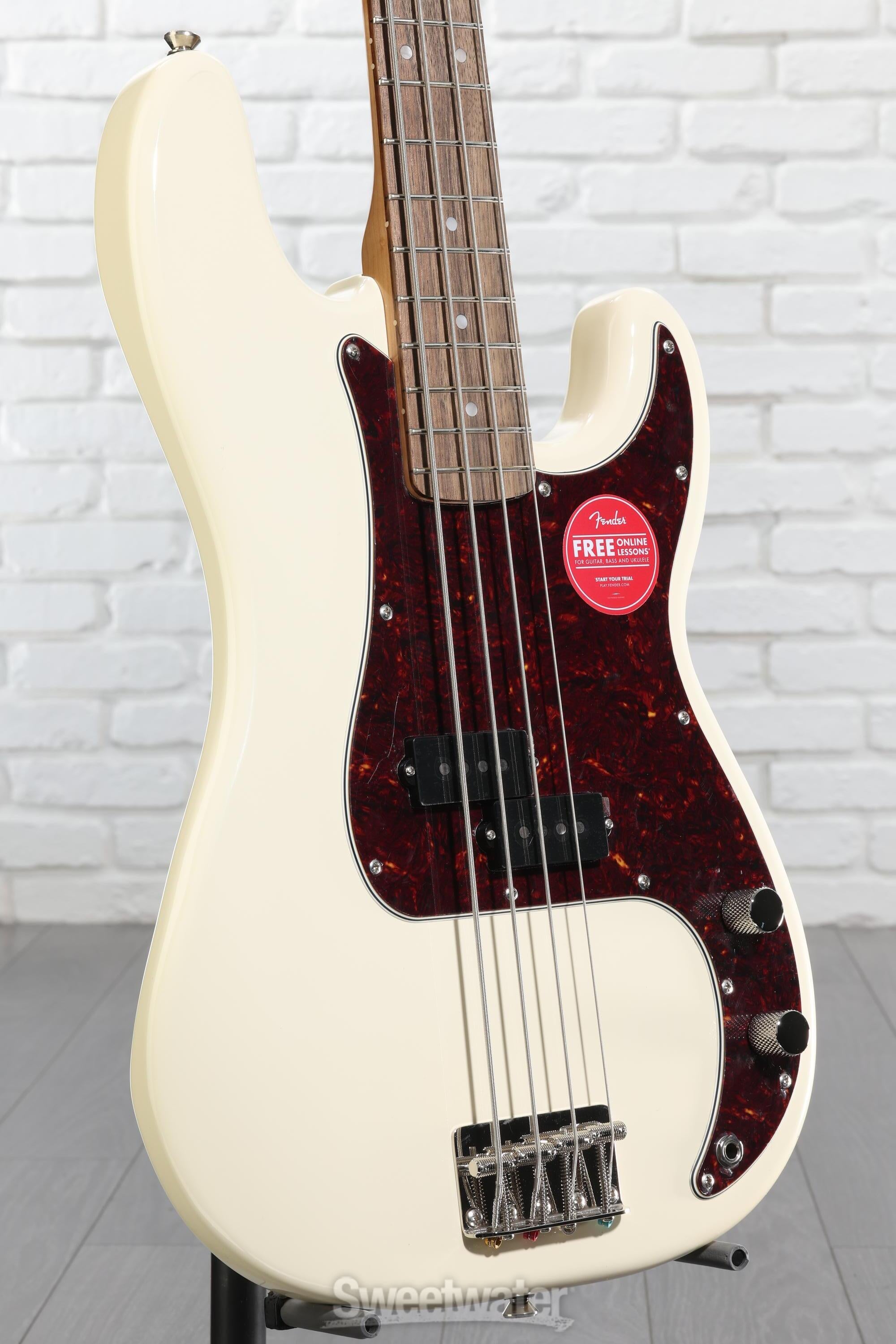 Squier Classic Vibe '60s Precision Bass - Olympic White | Sweetwater