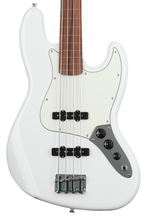 Fender Player Fretless Jazz Bass - Polar White with Pau Ferro