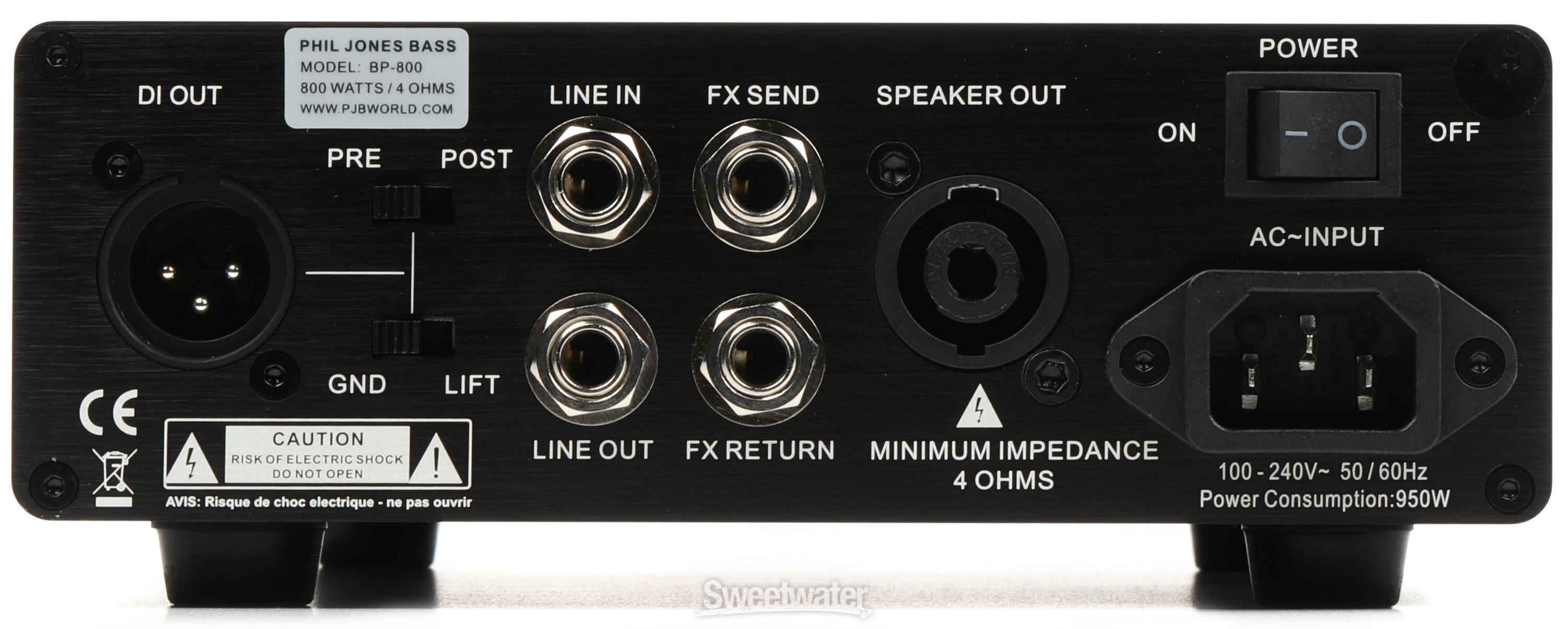 【stream】Phil Jones Bass BP-800 BP-800 Compact Bass Amp Head (Factory Demonstration Model