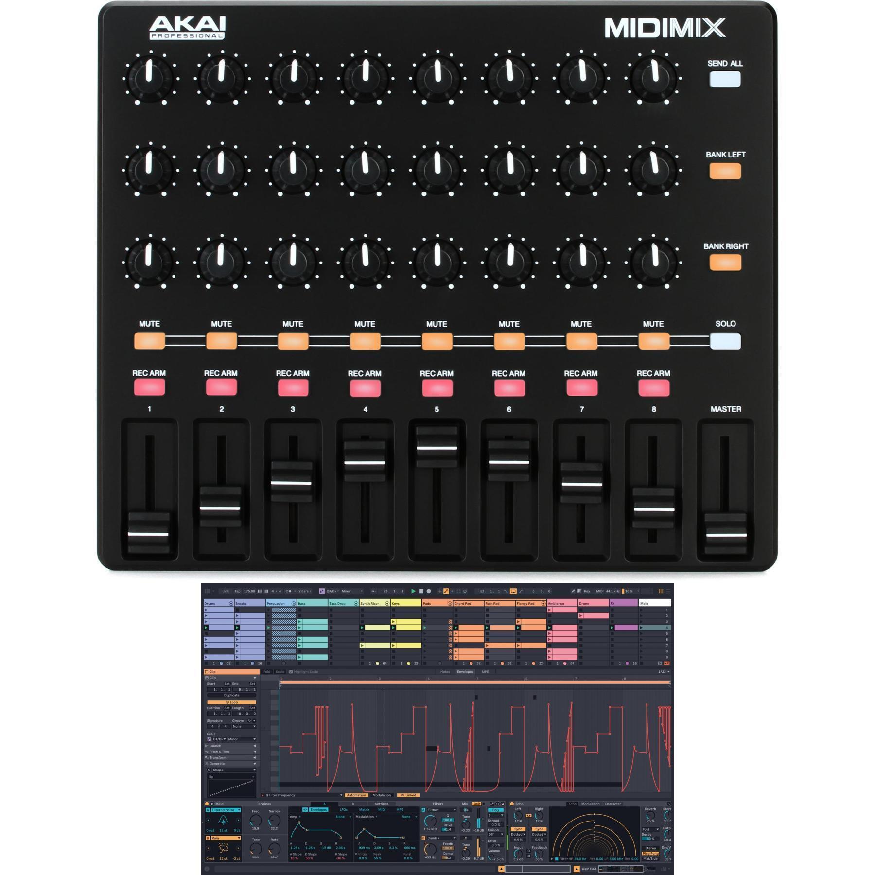 Akai Professional MIDImix MIDI Control Surface with Ableton Live 12 