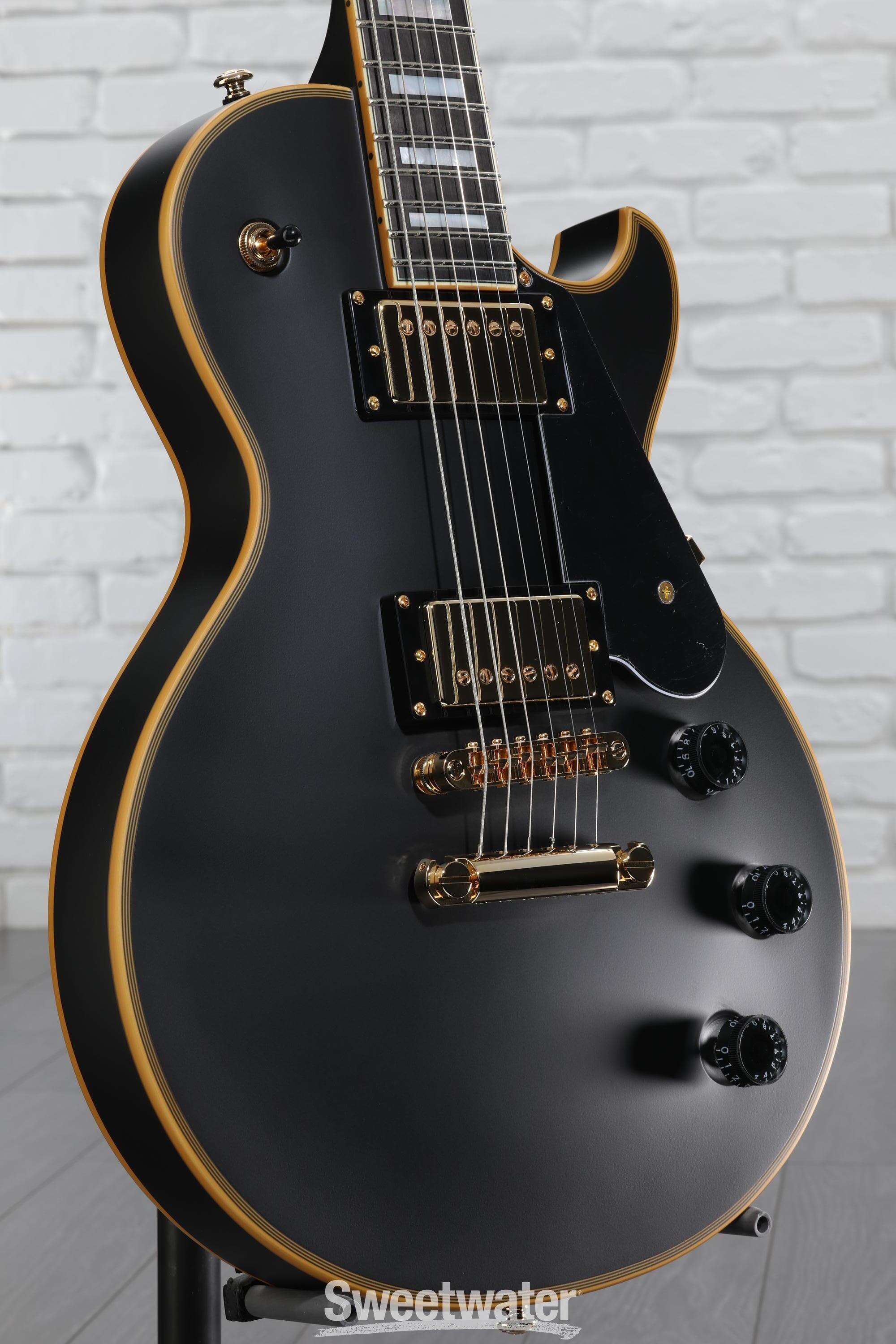 Schecter Solo-II Custom Electric Guitar - Aged Black Satin