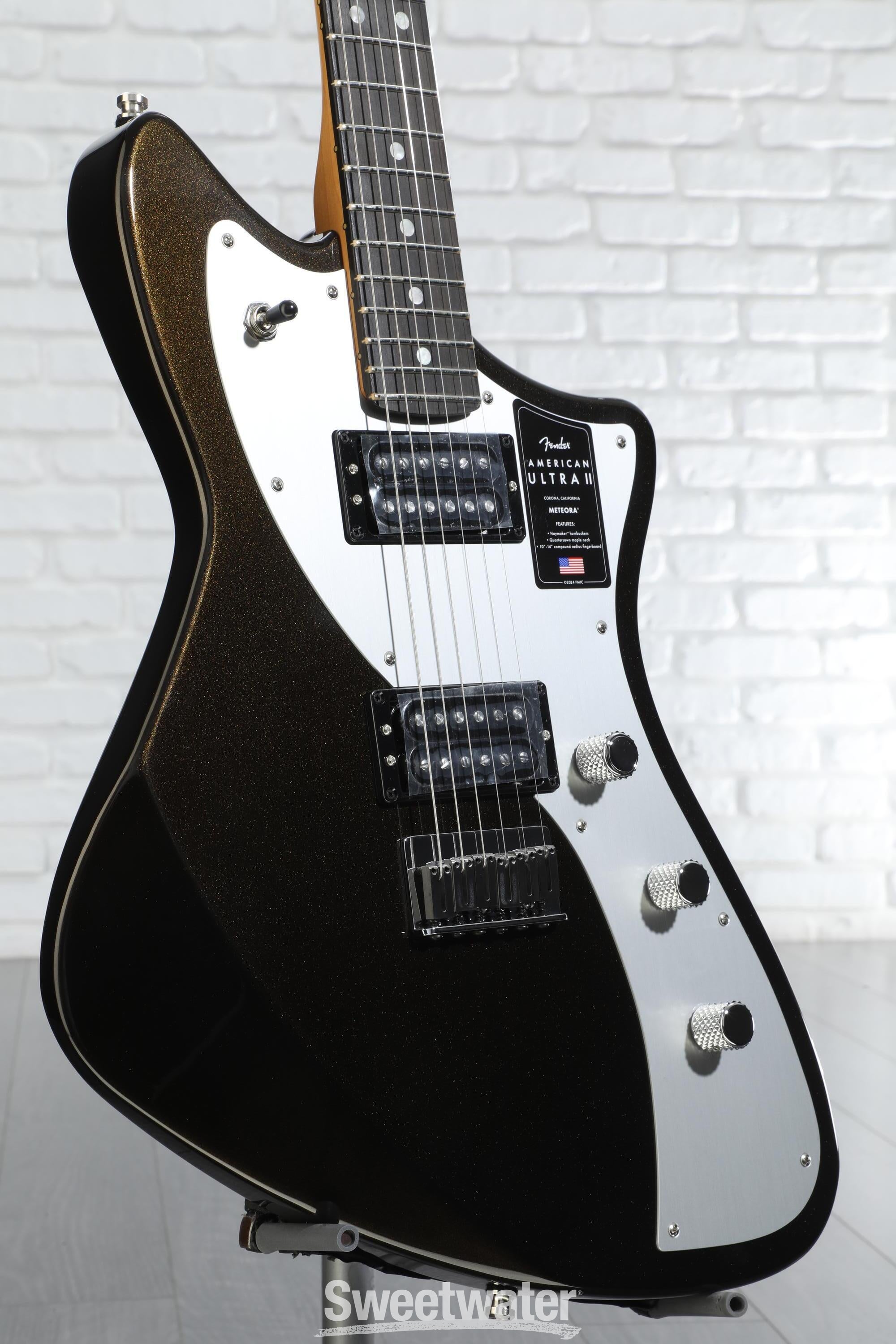 Fender American Ultra II Meteora Electric Guitar - Texas Tea