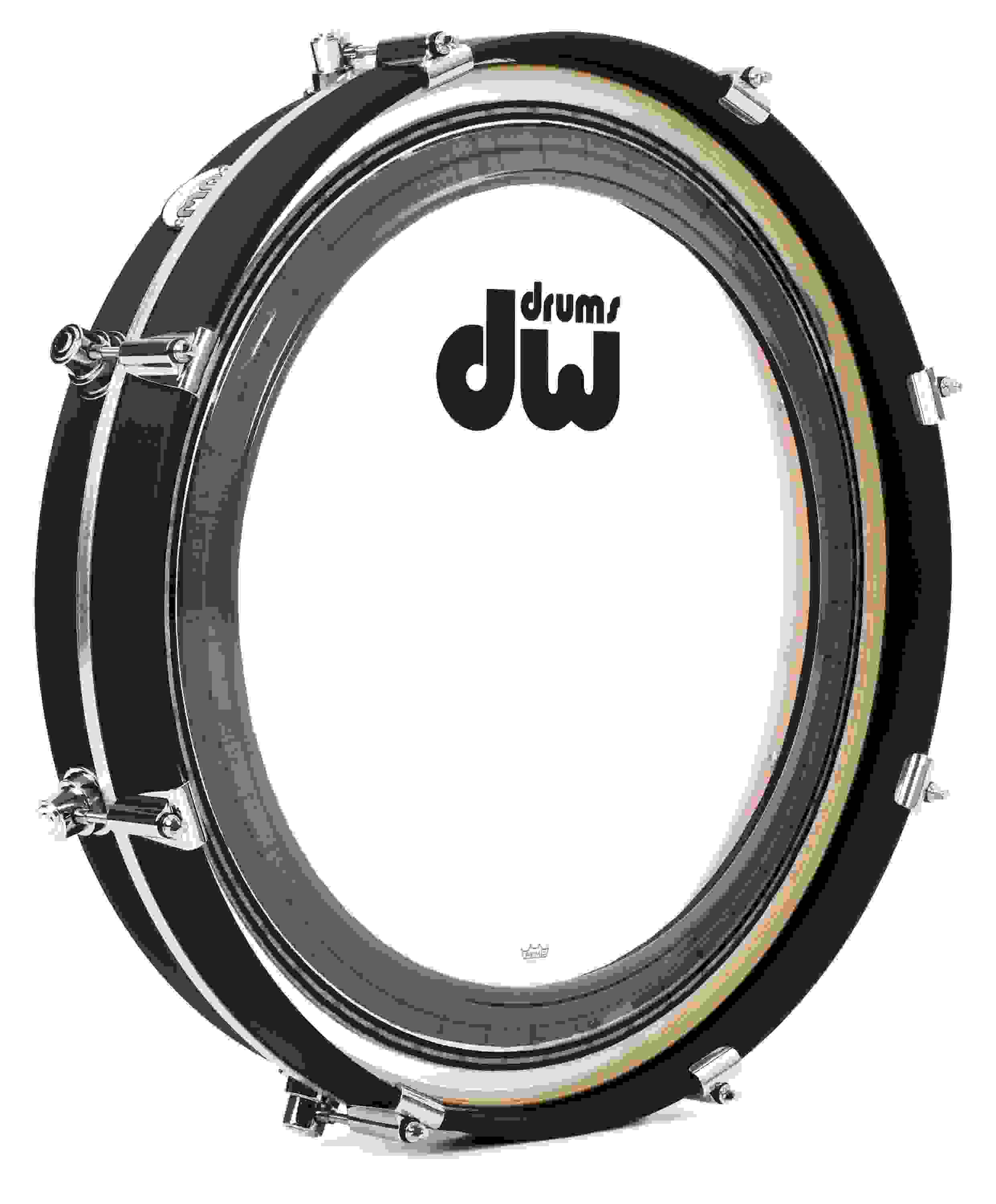 DW Design Series Maple Pancake Bass Drum - 2.5 x 20 inch - Black Satin