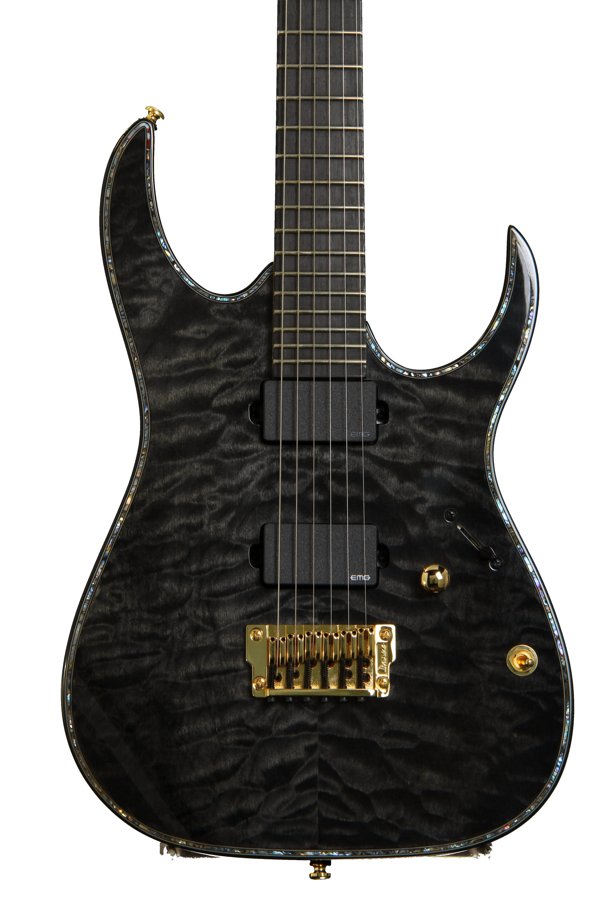 Ibanez Iron Label RG6 Exotic Wood Edition - Transparent Gray