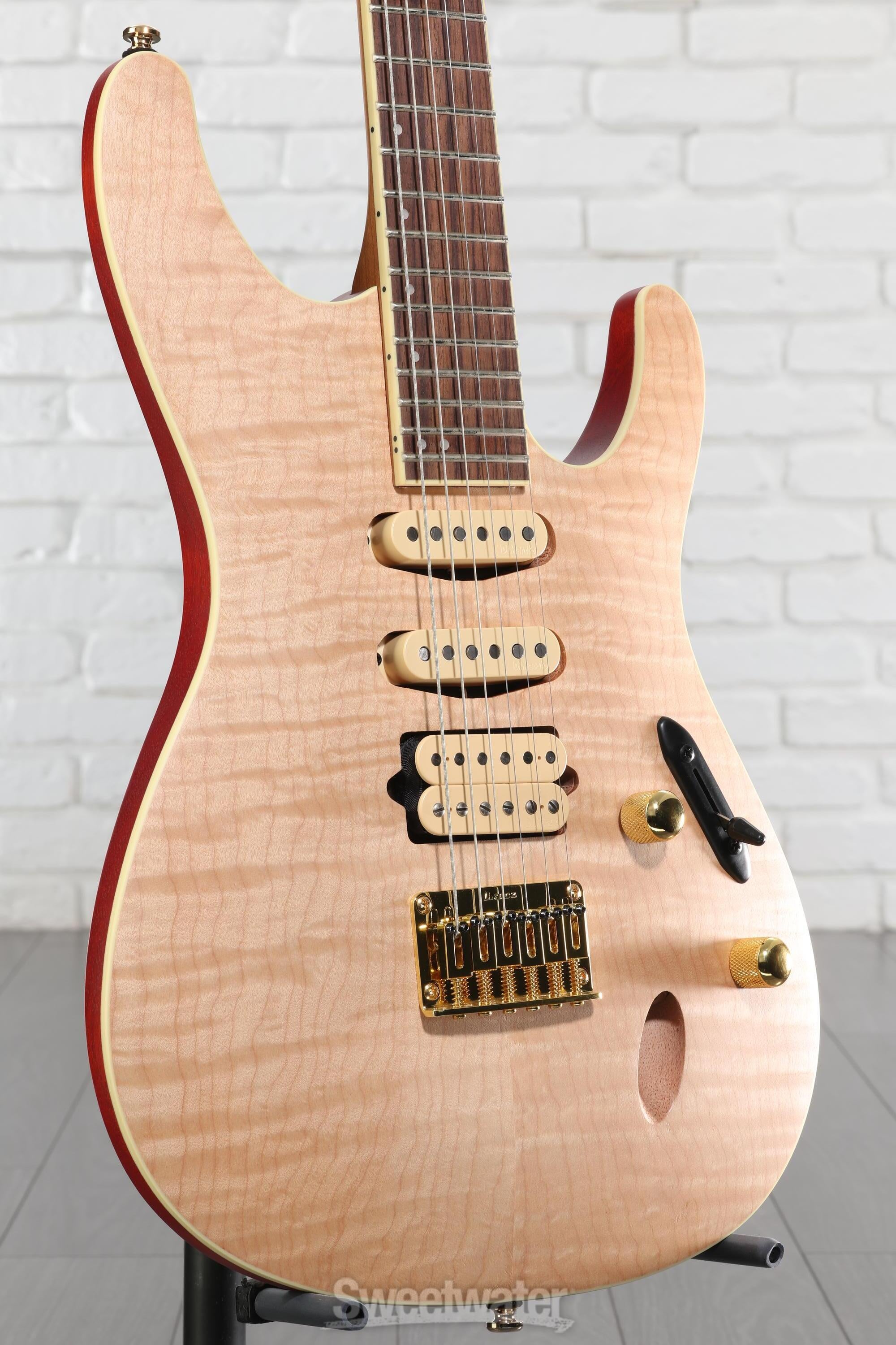 Ibanez Standard SEW761FM Electric Guitar - Natural Flat | Sweetwater