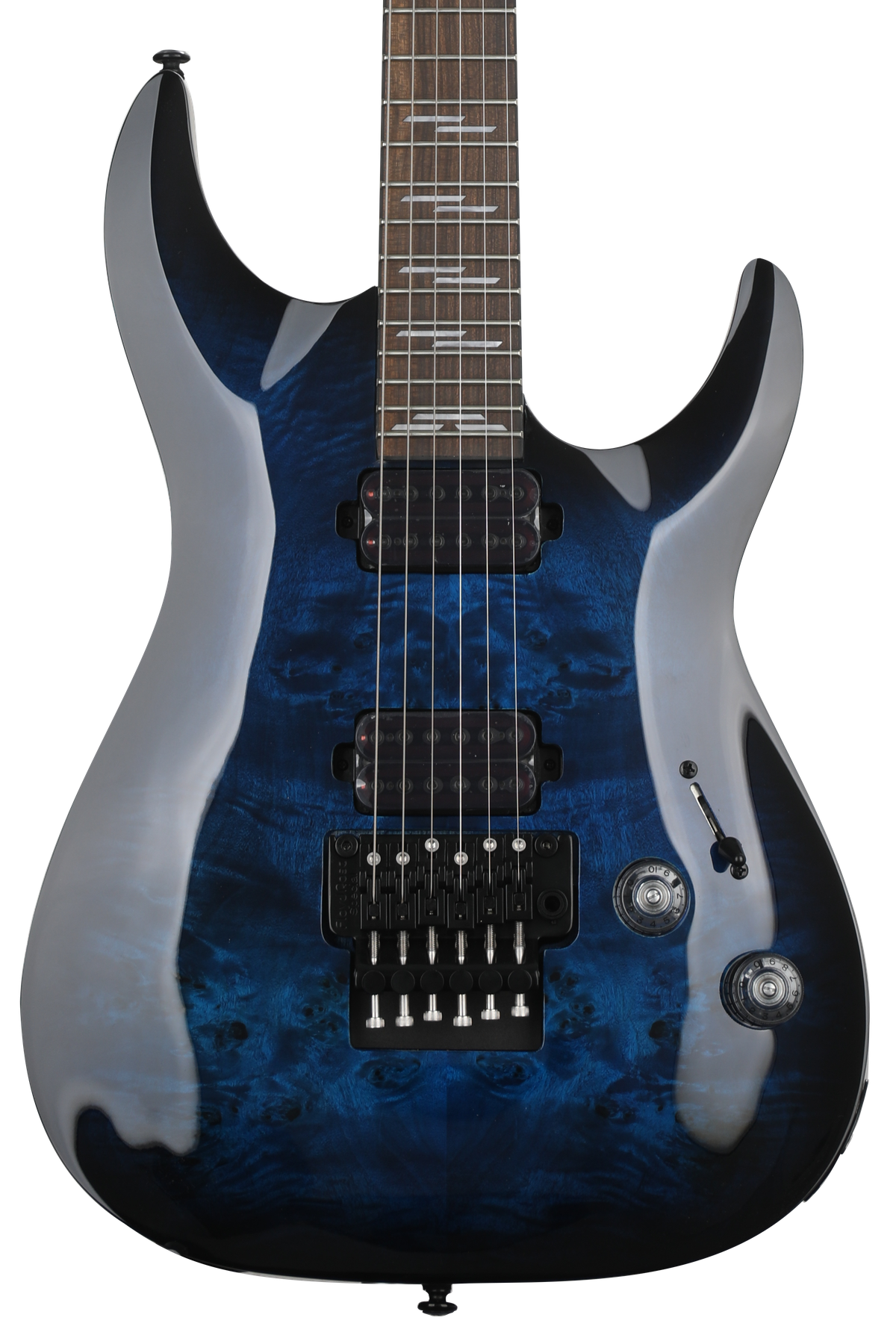 Schecter Omen Elite-6 FR Electric Guitar - See Thru Blue Burst | Sweetwater