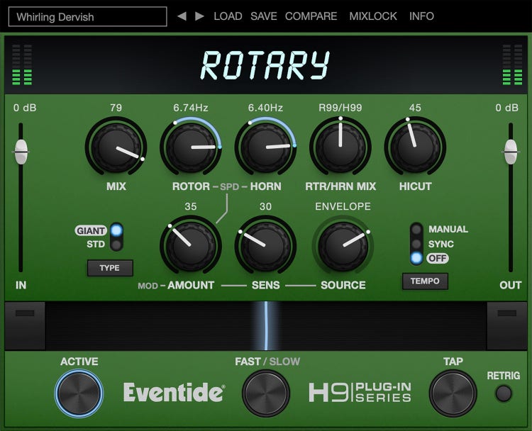 Eventide Rotary Mod Leslie Cabinet Emulation Plug-in